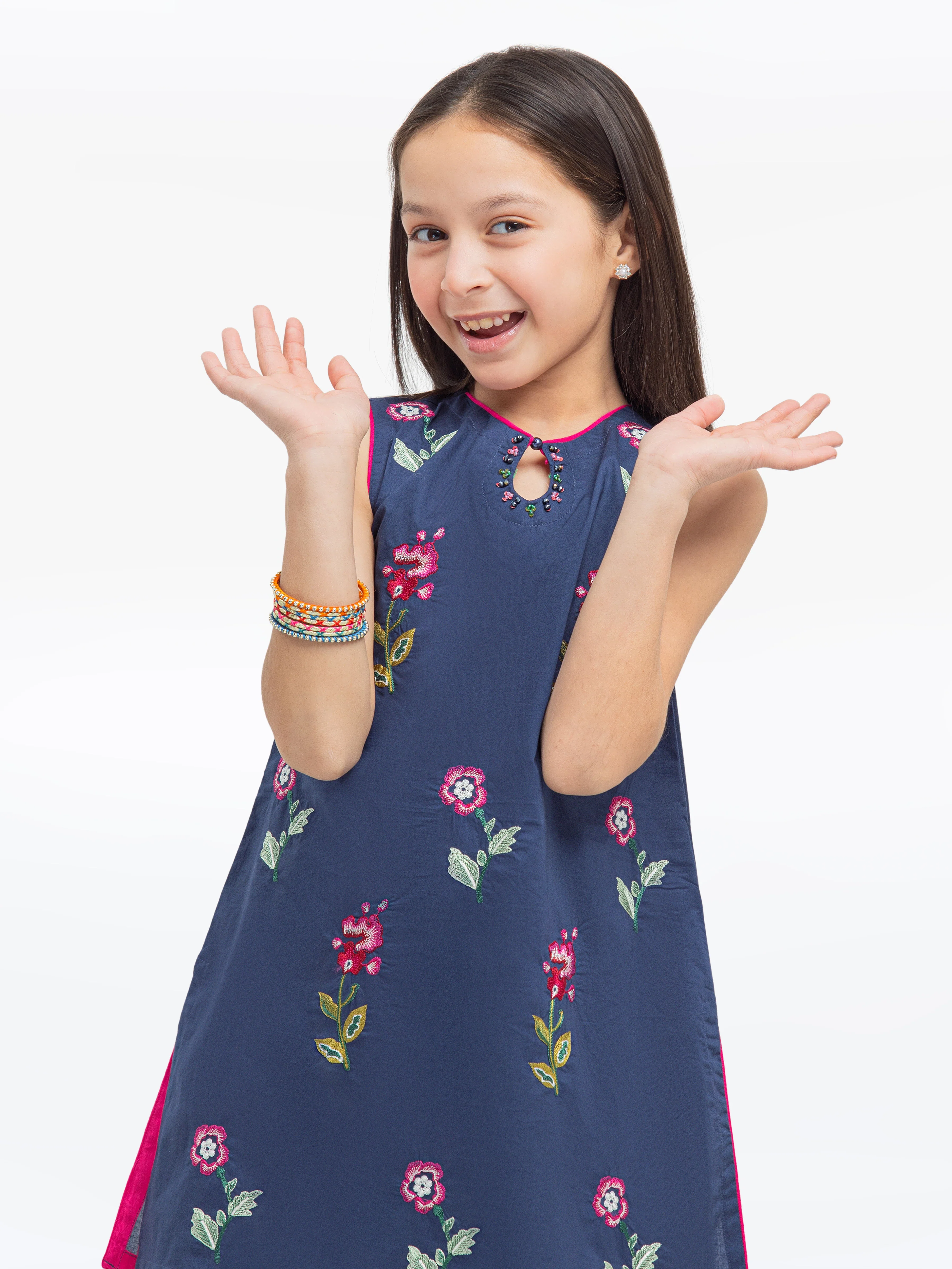 Girl's Navy Blue Pret - EGTKE24-70779ST - Image 2