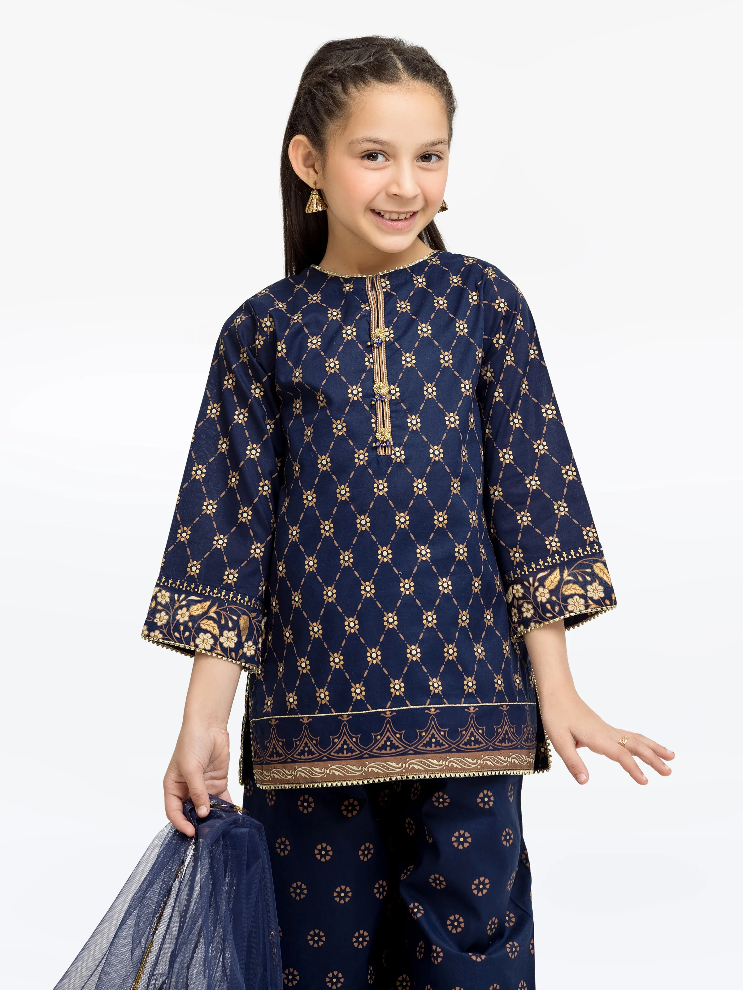 Girl's Navy Blue Pret - EGTKP5-70802-3P - Image 2