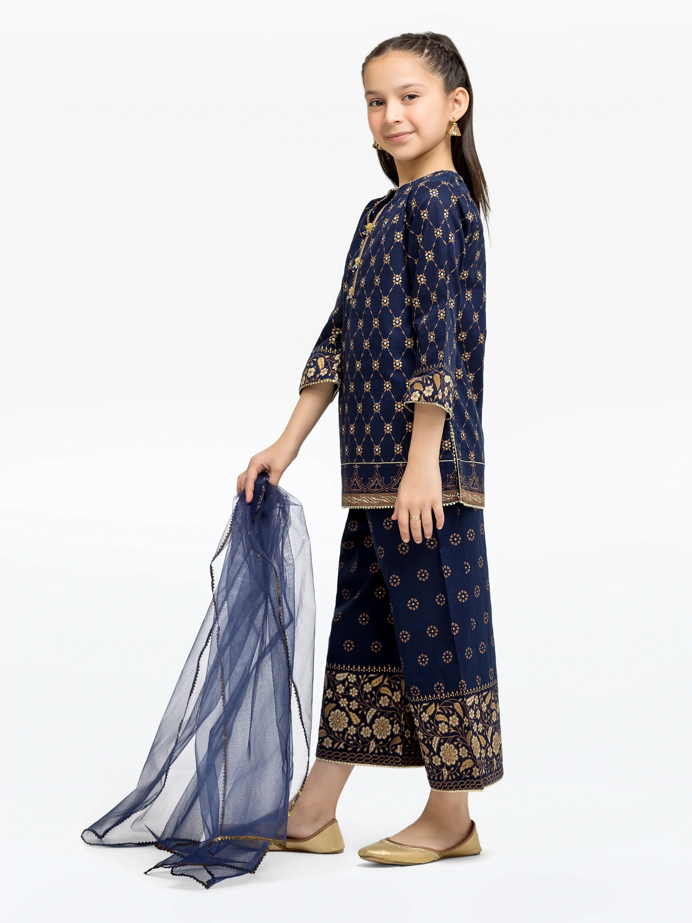 Girl's Navy Blue Pret - EGTKP5-70802-3P - Image 5