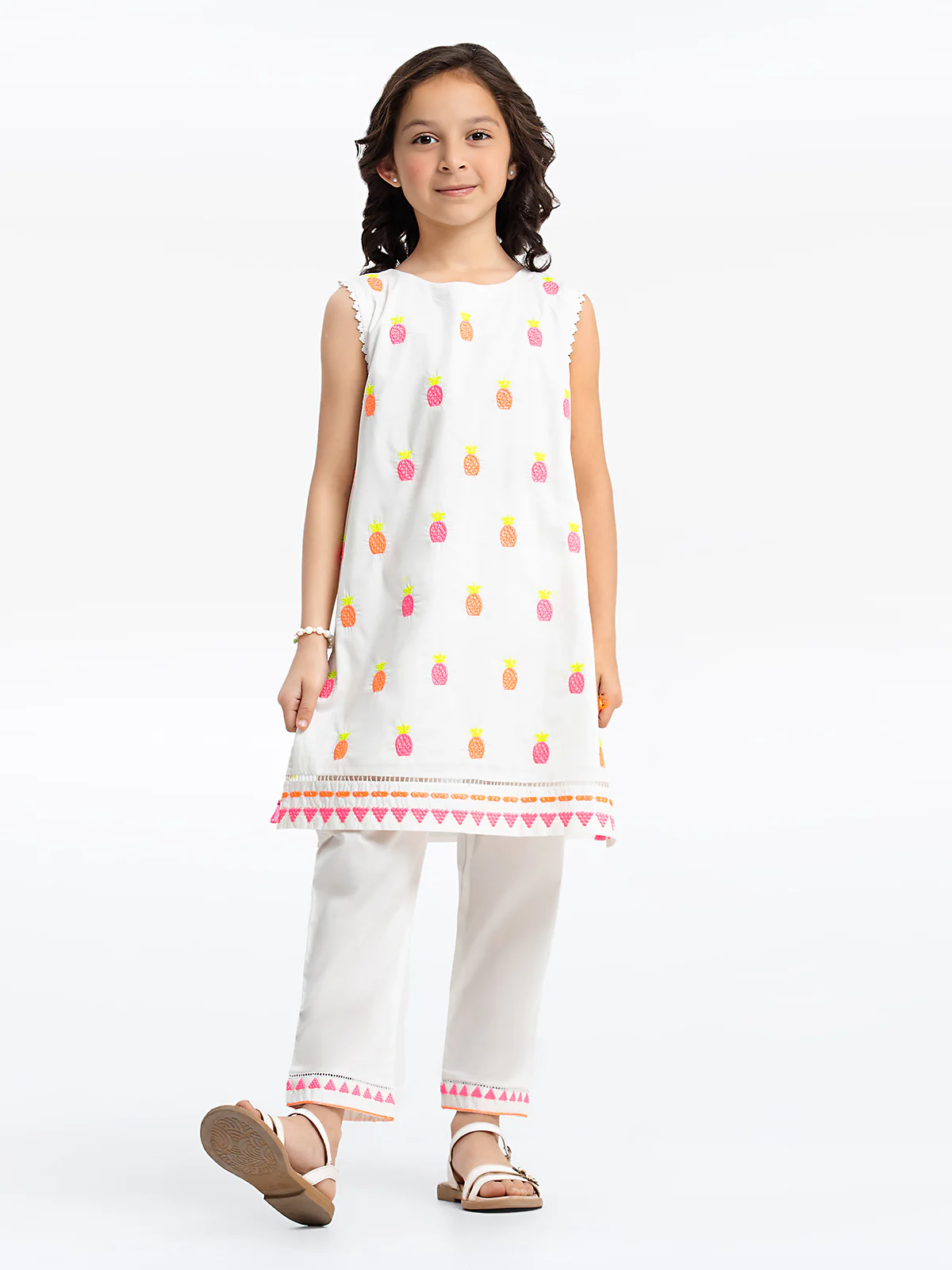 Girl's Off White Pret - EGTKE23-70556ST