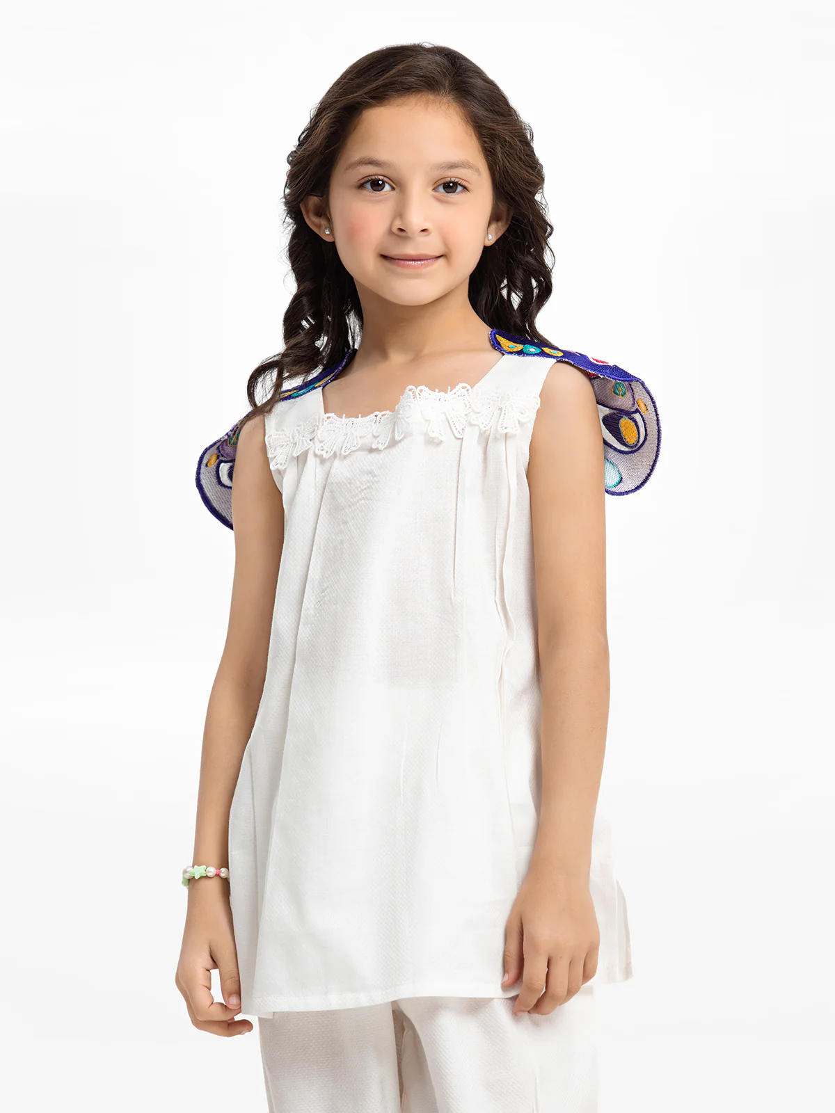 Girl's Off White Pret - EGTKE23-70647ST - Image 3