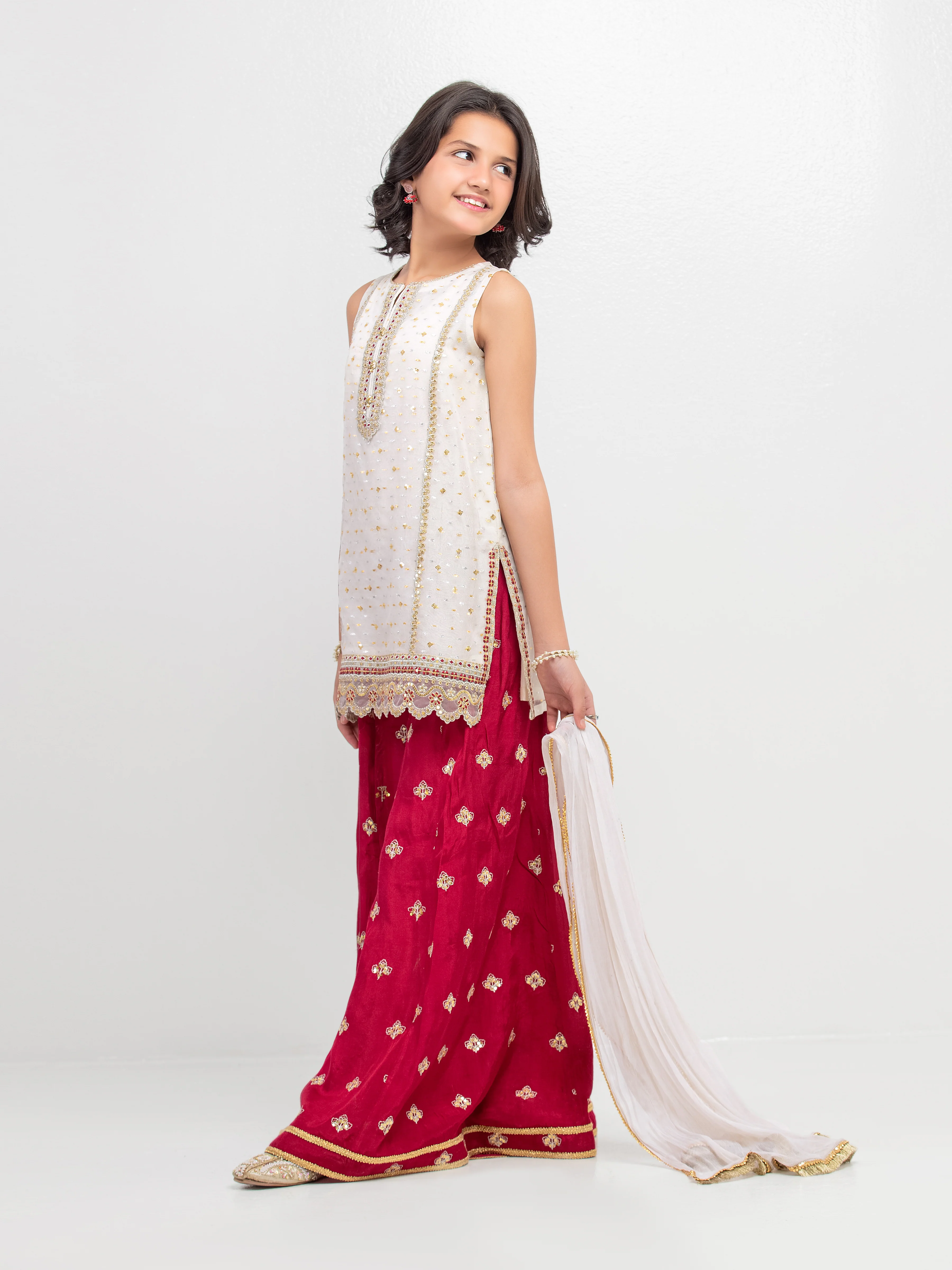 Girl's Off White Pret - EGTPLED5-50060-3P - Image 4