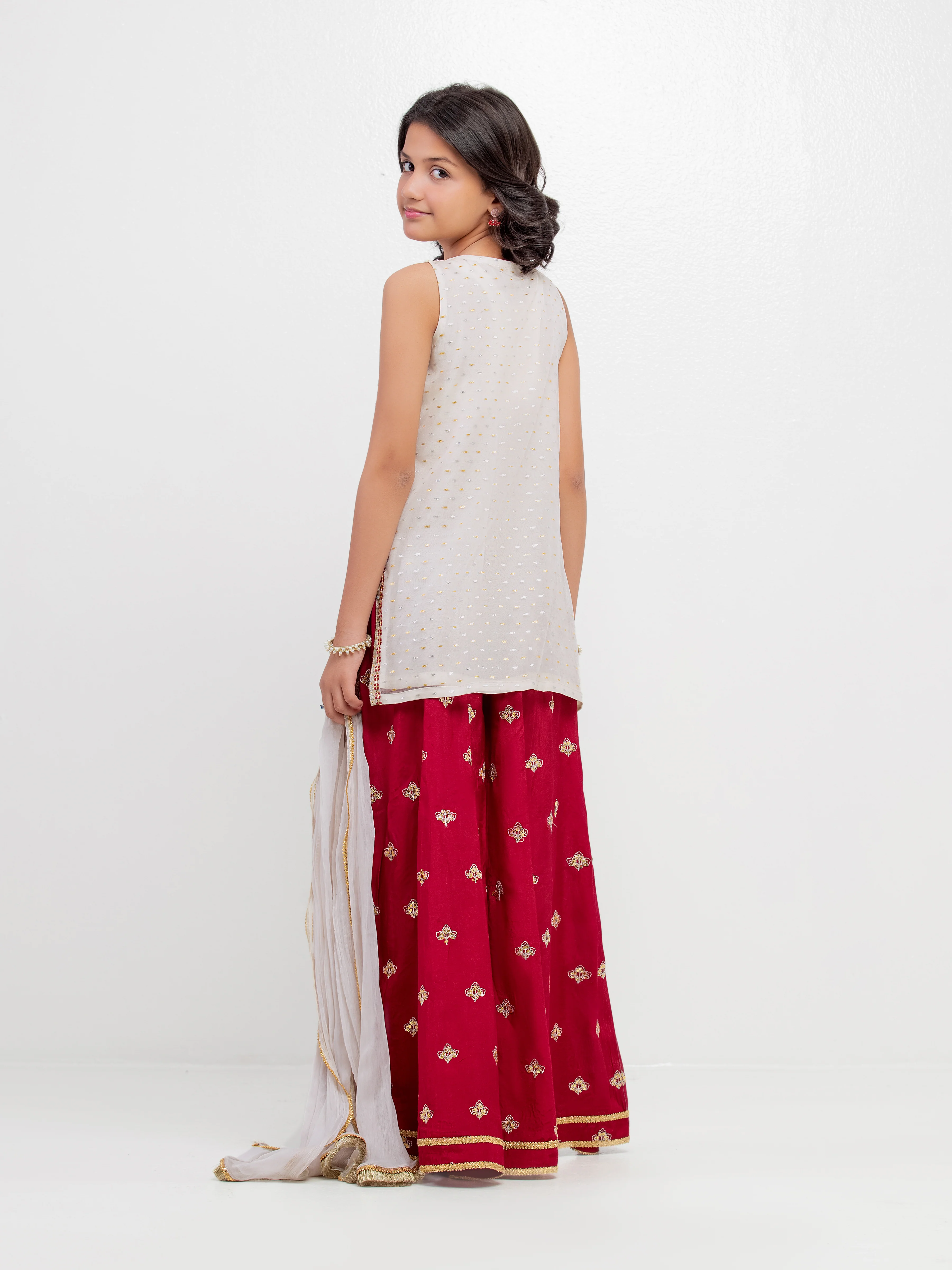 Girl's Off White Pret - EGTPLED5-50060-3P - Image 5