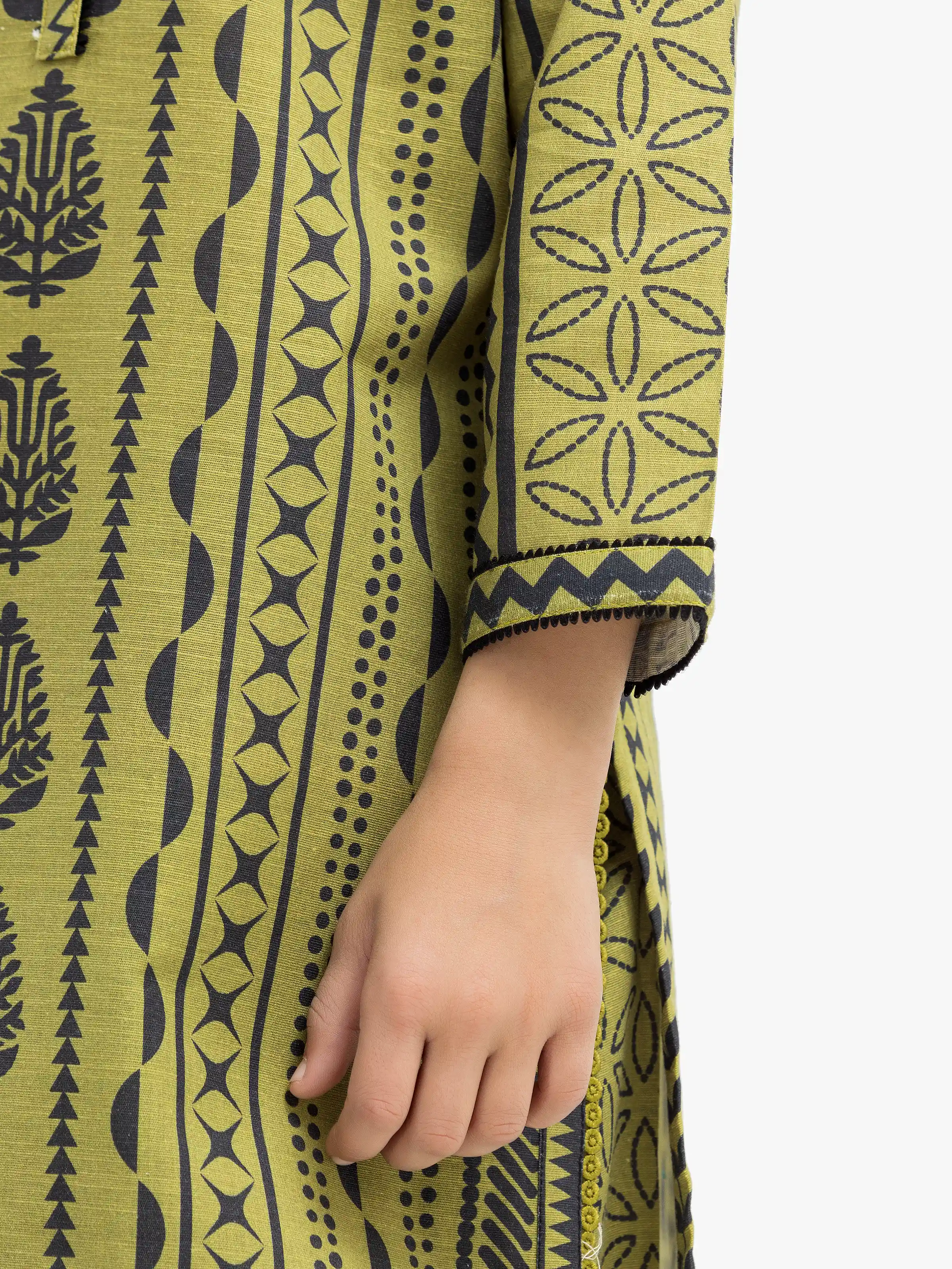 Girl's Khaddar Co-ord Set - EGTKP24-70787ST - Image 3