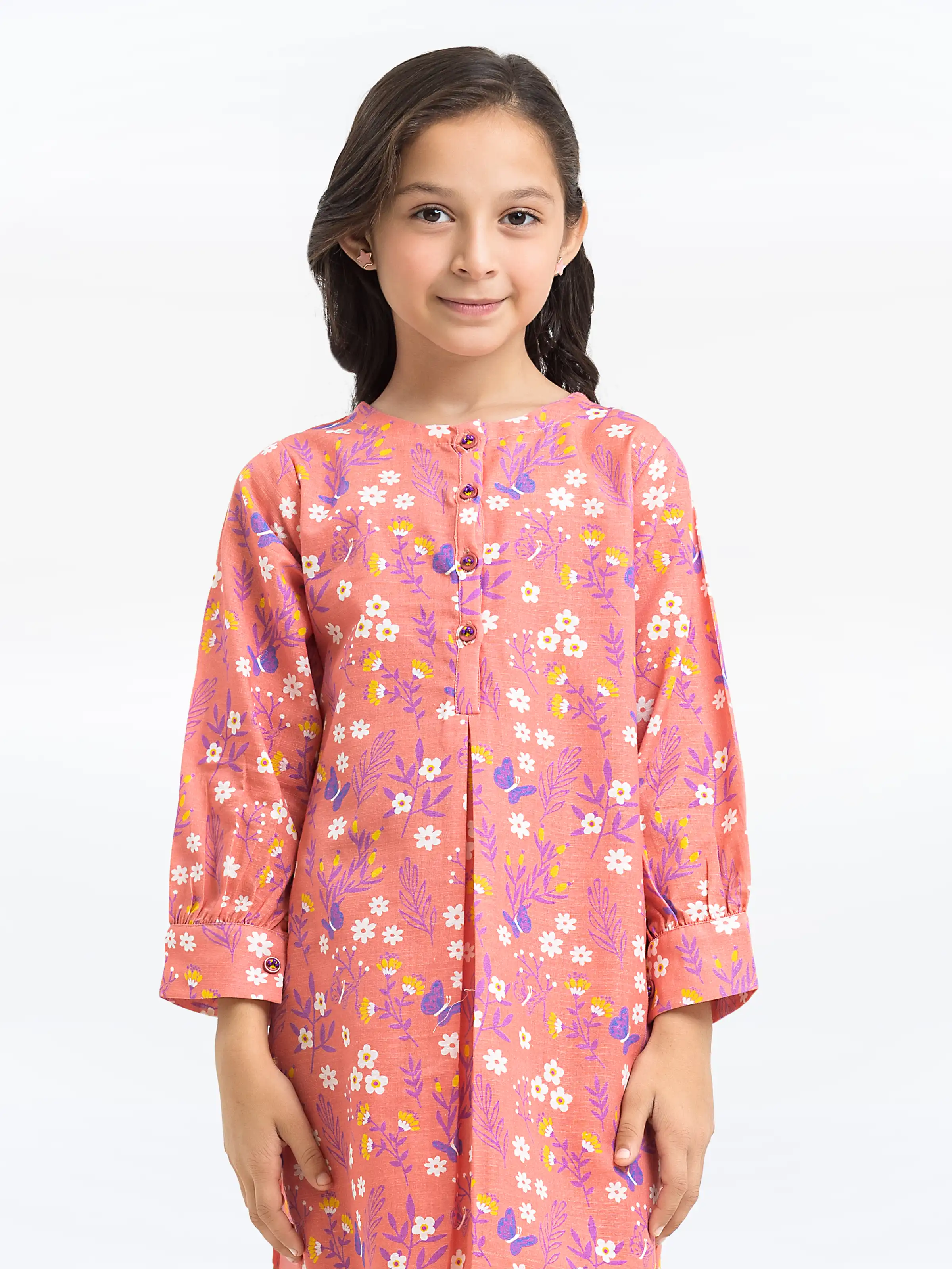 Girl's Khaddar Co-ord Set - EGTKP24-70908ST - Image 2