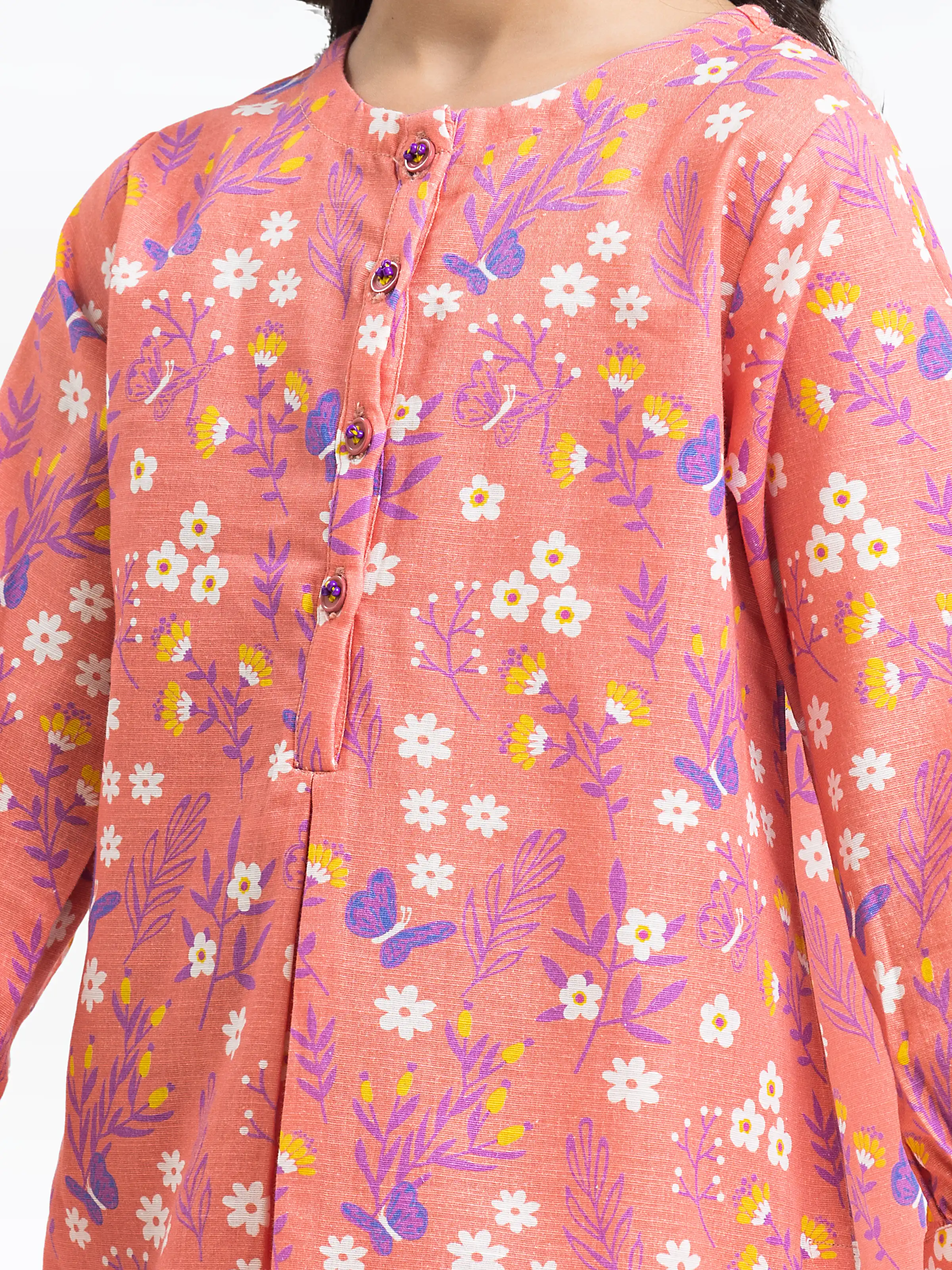 Girl's Khaddar Co-ord Set - EGTKP24-70908ST - Image 3