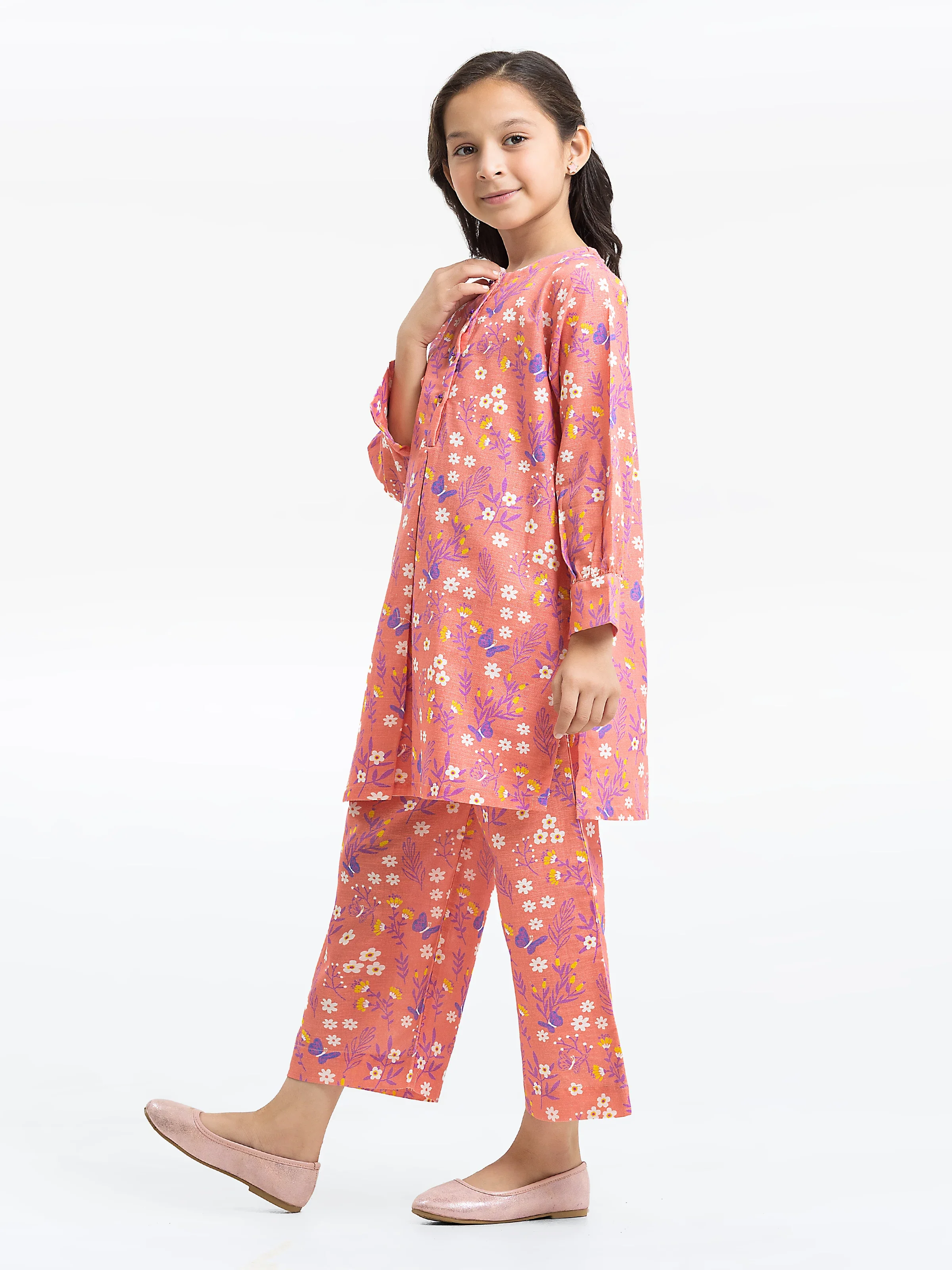 Girl's Khaddar Co-ord Set - EGTKP24-70908ST - Image 4
