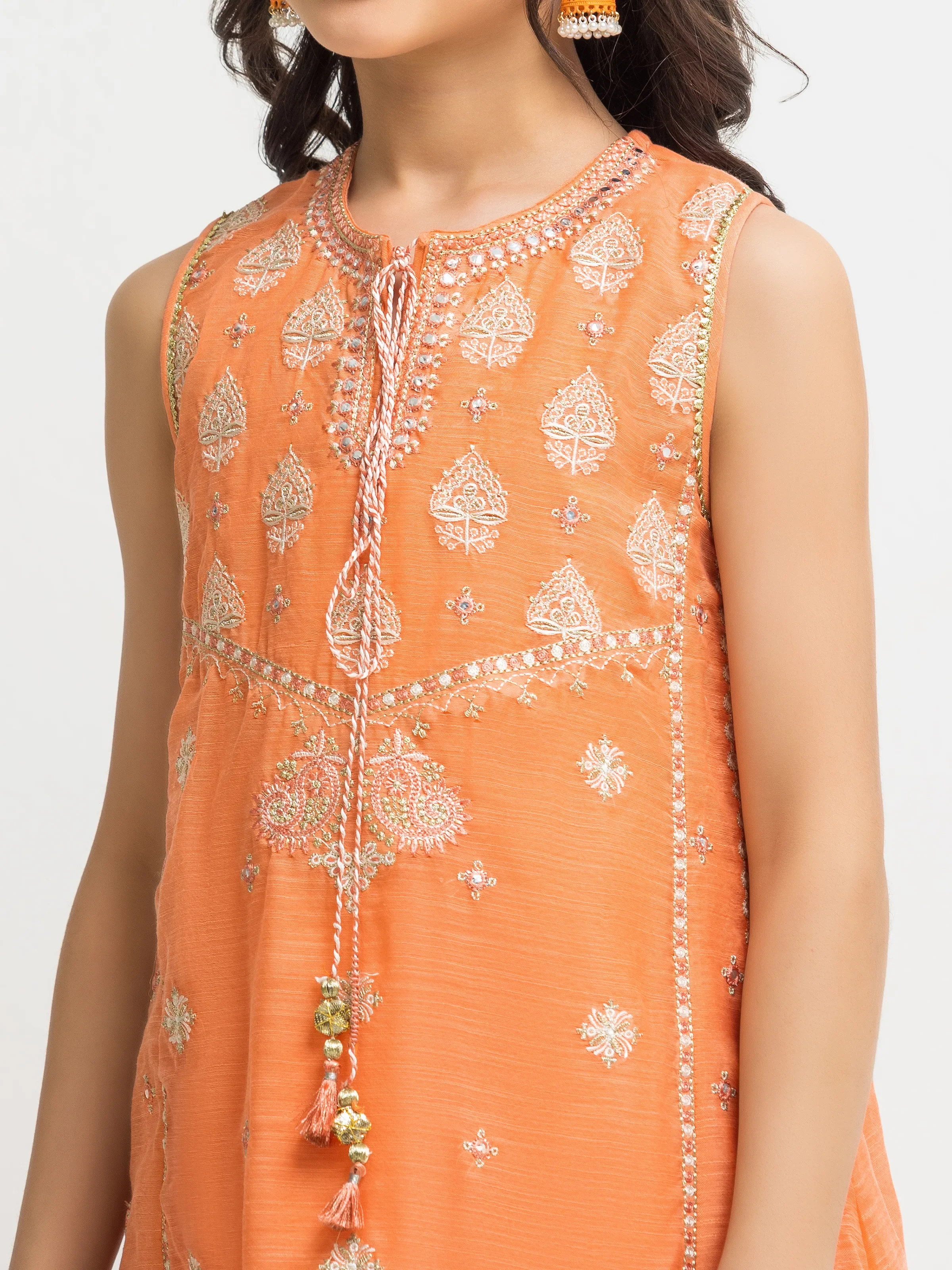 Girl's Peach Pret - EGTPLED5-50092-3P - Image 3