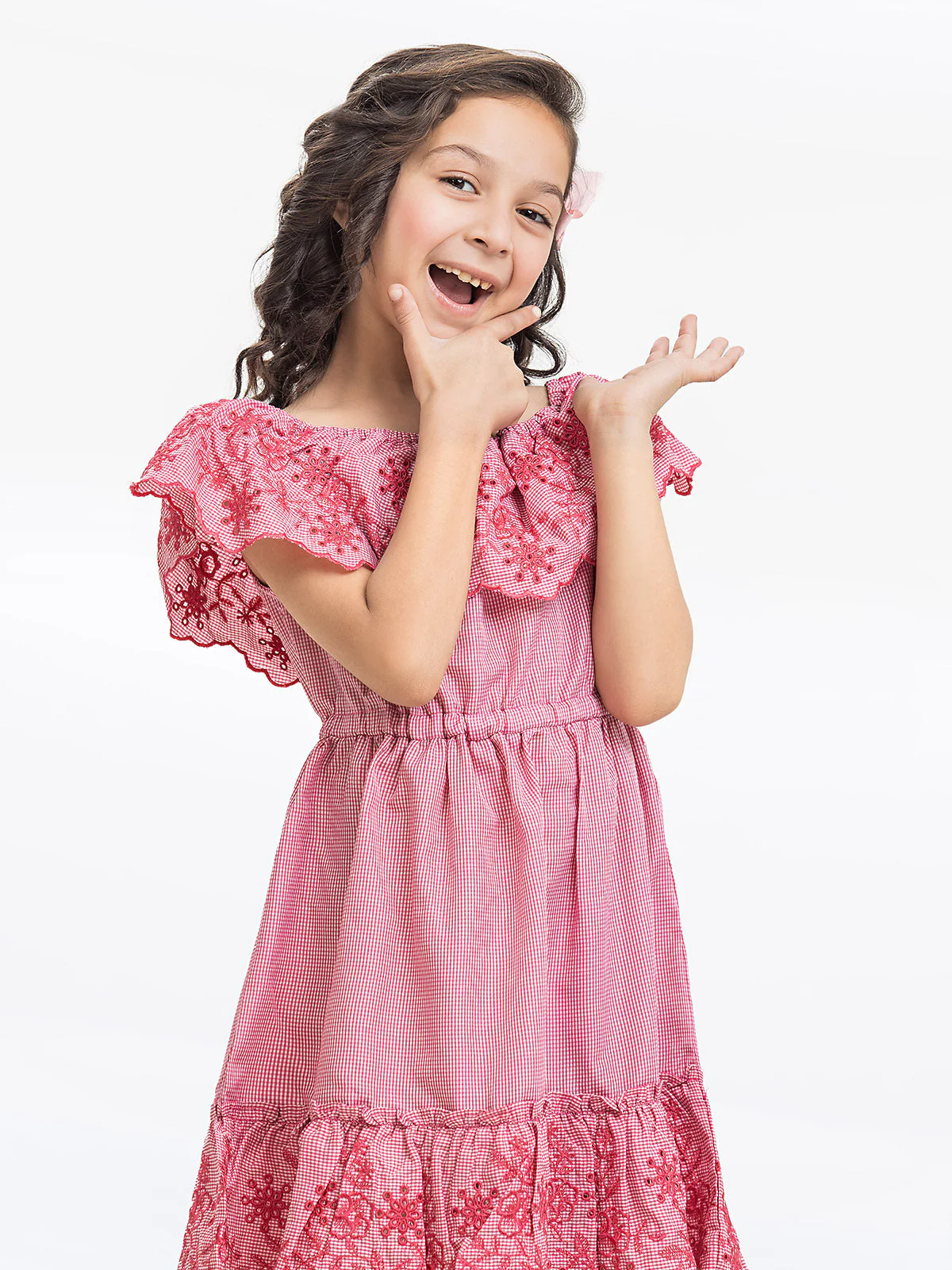 Girl's Pink Frock - EGTF24S-200055 - Image 2