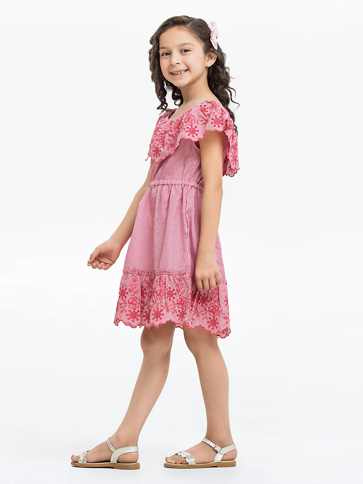 Girl's Pink Frock - EGTF24S-200055 - Image 3