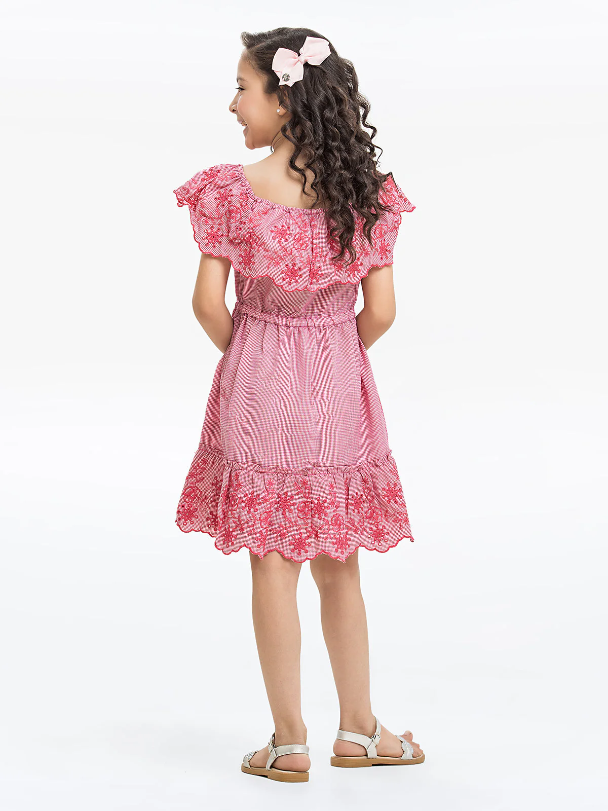Girl's Pink Frock - EGTF24S-200055 - Image 5