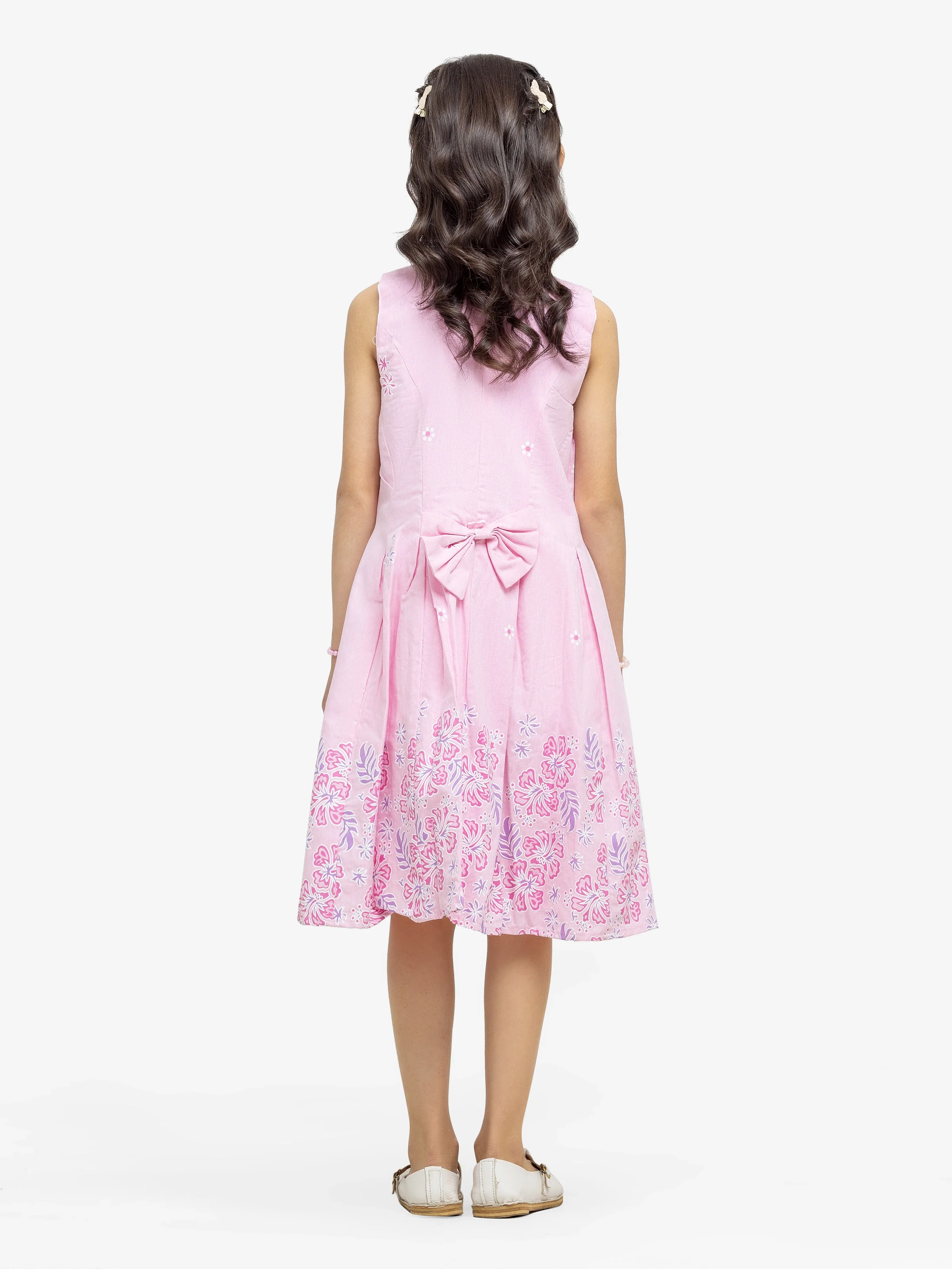 Girl's Pink Frock - EGTF24S-200077 - Image 6
