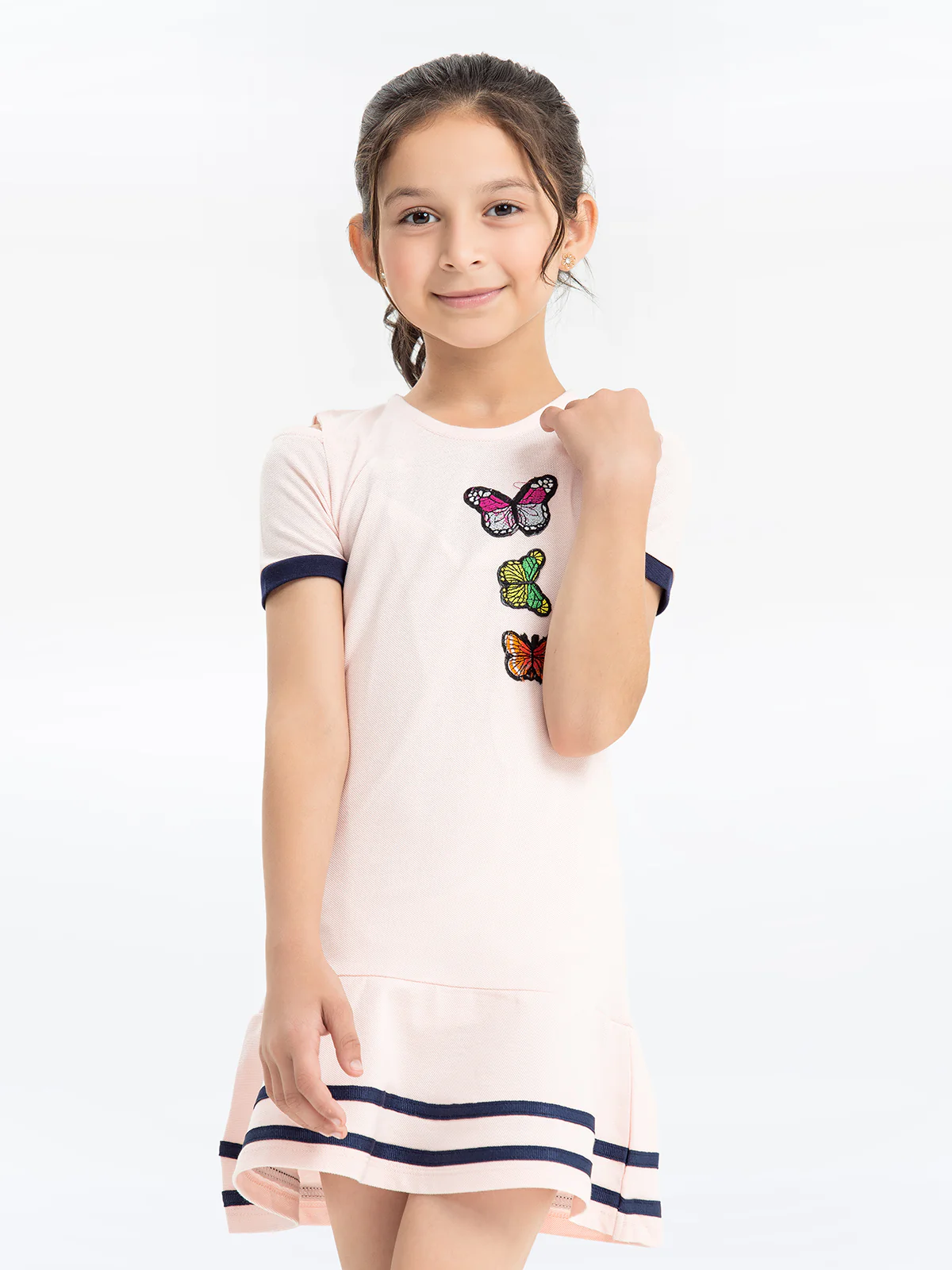 Girl's Pink Frock - EGTFK23-009 - Image 2