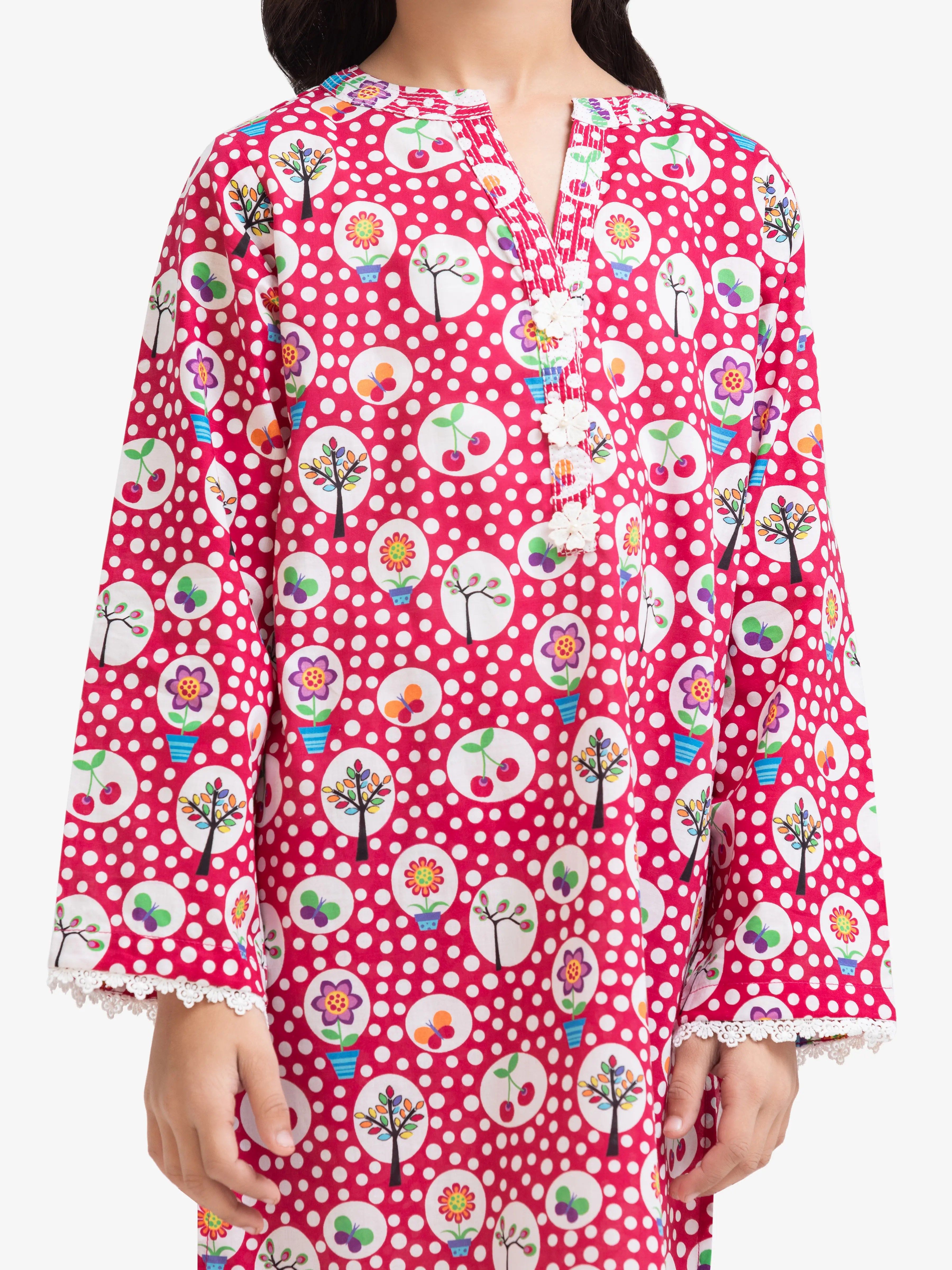 Girl's Lawn Co-ord Set - EGTKP24-70406ST - Image 3