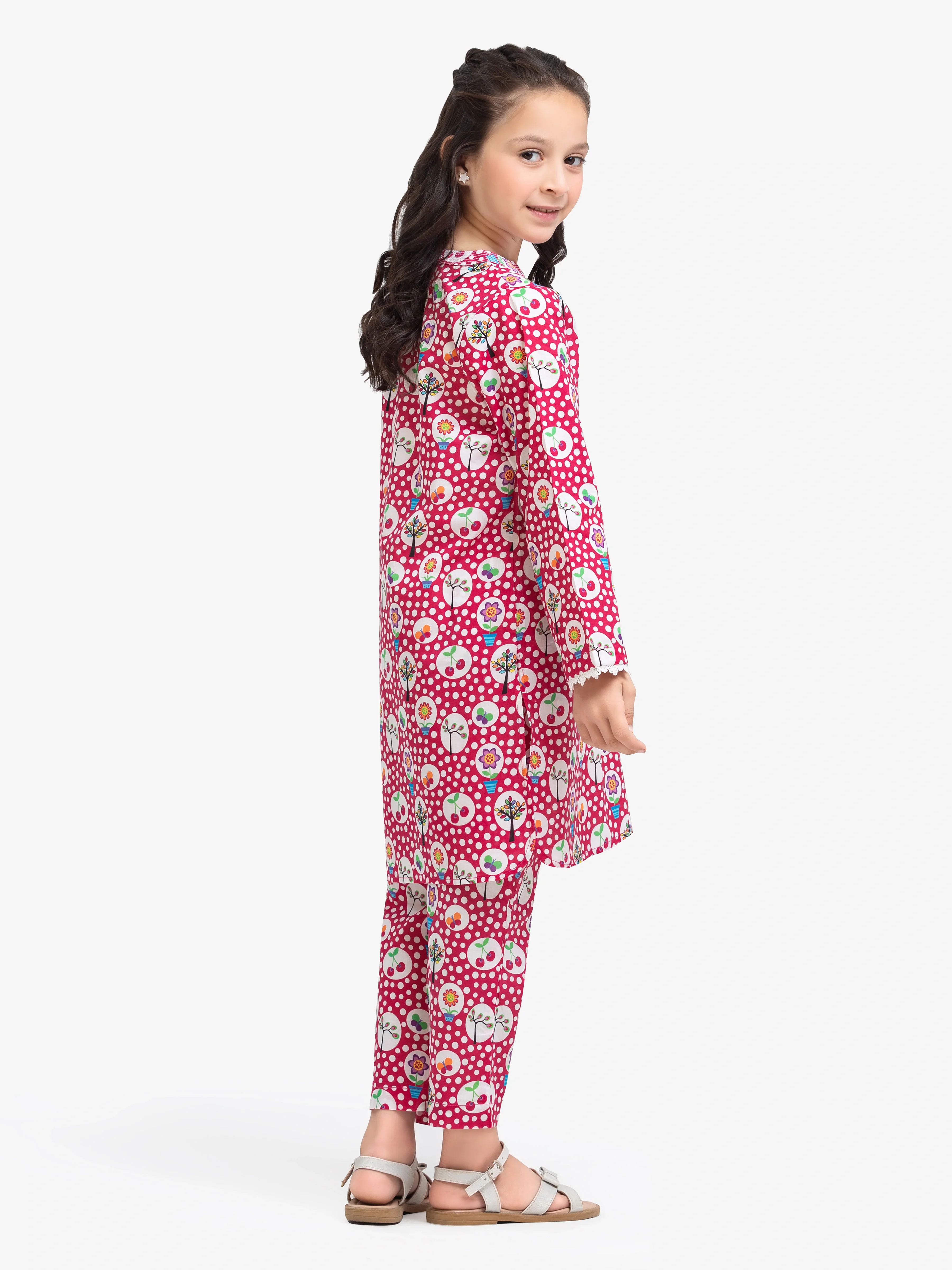 Girl's Lawn Co-ord Set - EGTKP24-70406ST - Image 5