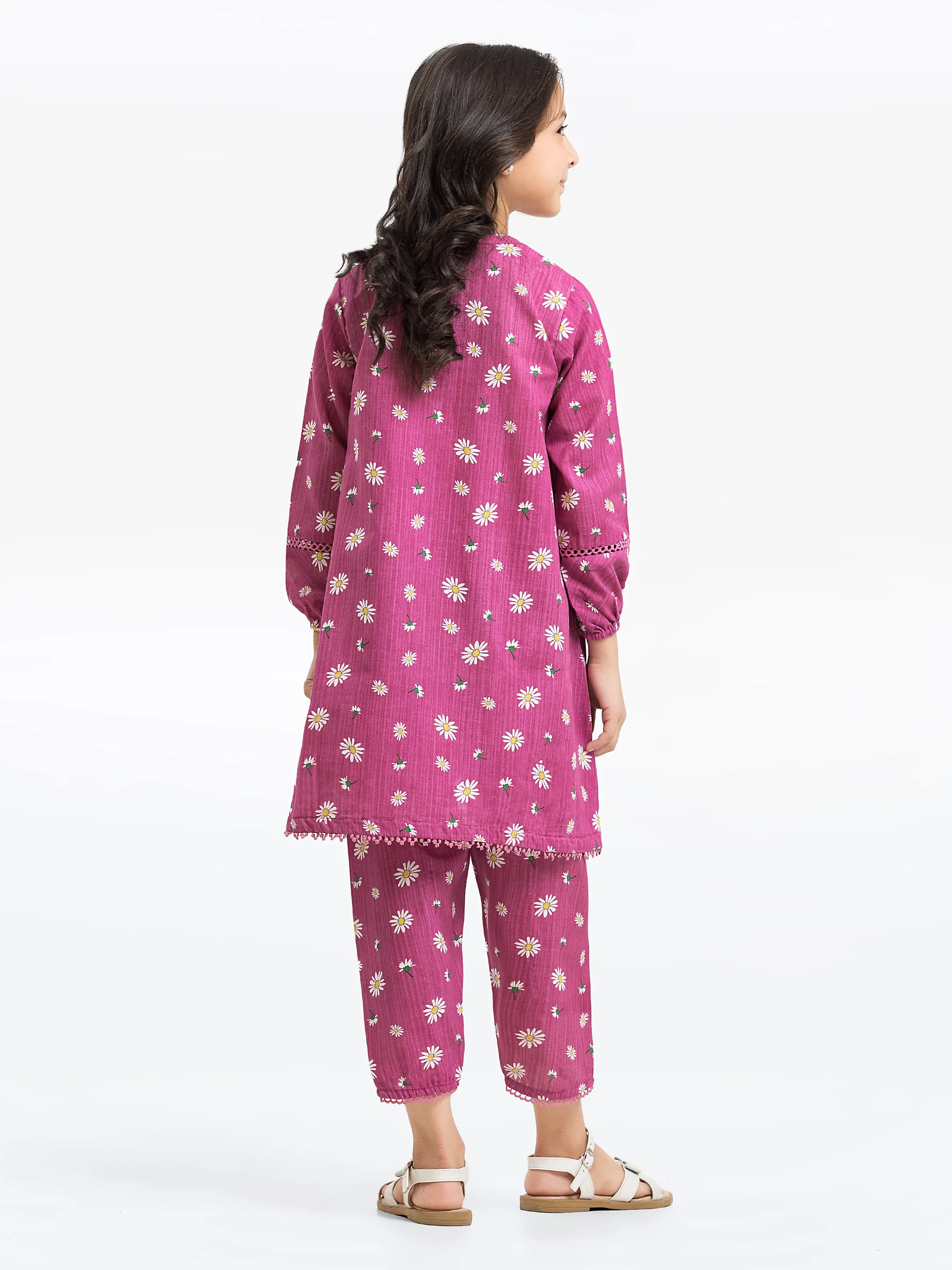 Girl's Khaddar Co-ord Set - EGTKP24-70905ST - Image 6