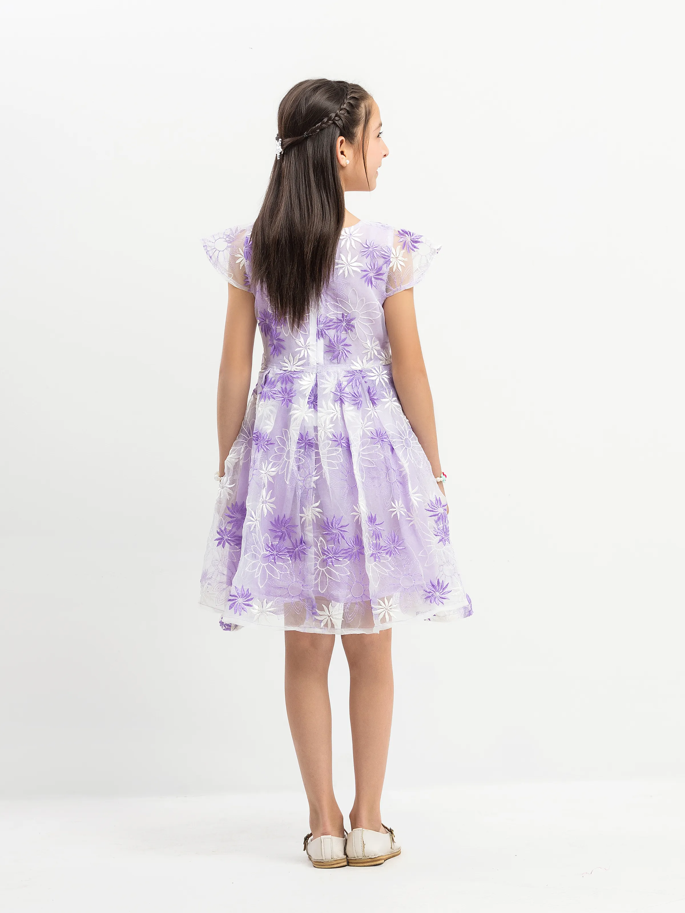 Girl's Purple Frock - EGTF24-200086 - Image 5