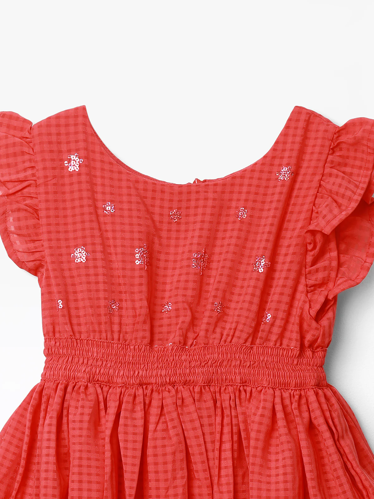 Girl's Red Frock - EGTF24S-200076 - Image 2