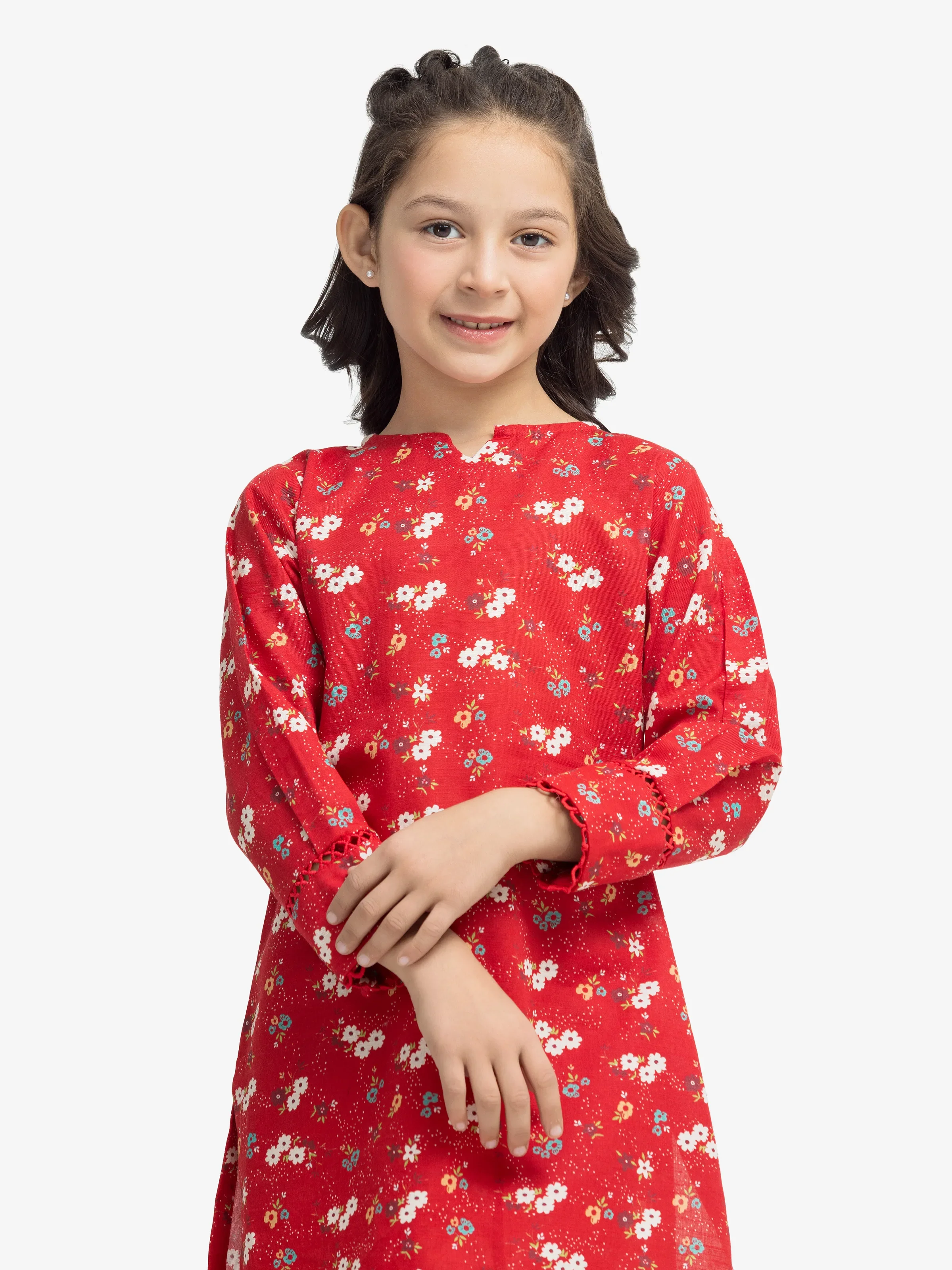 Girl's Khaddar Co-ord Set - EGTKP24-70903ST - Image 2