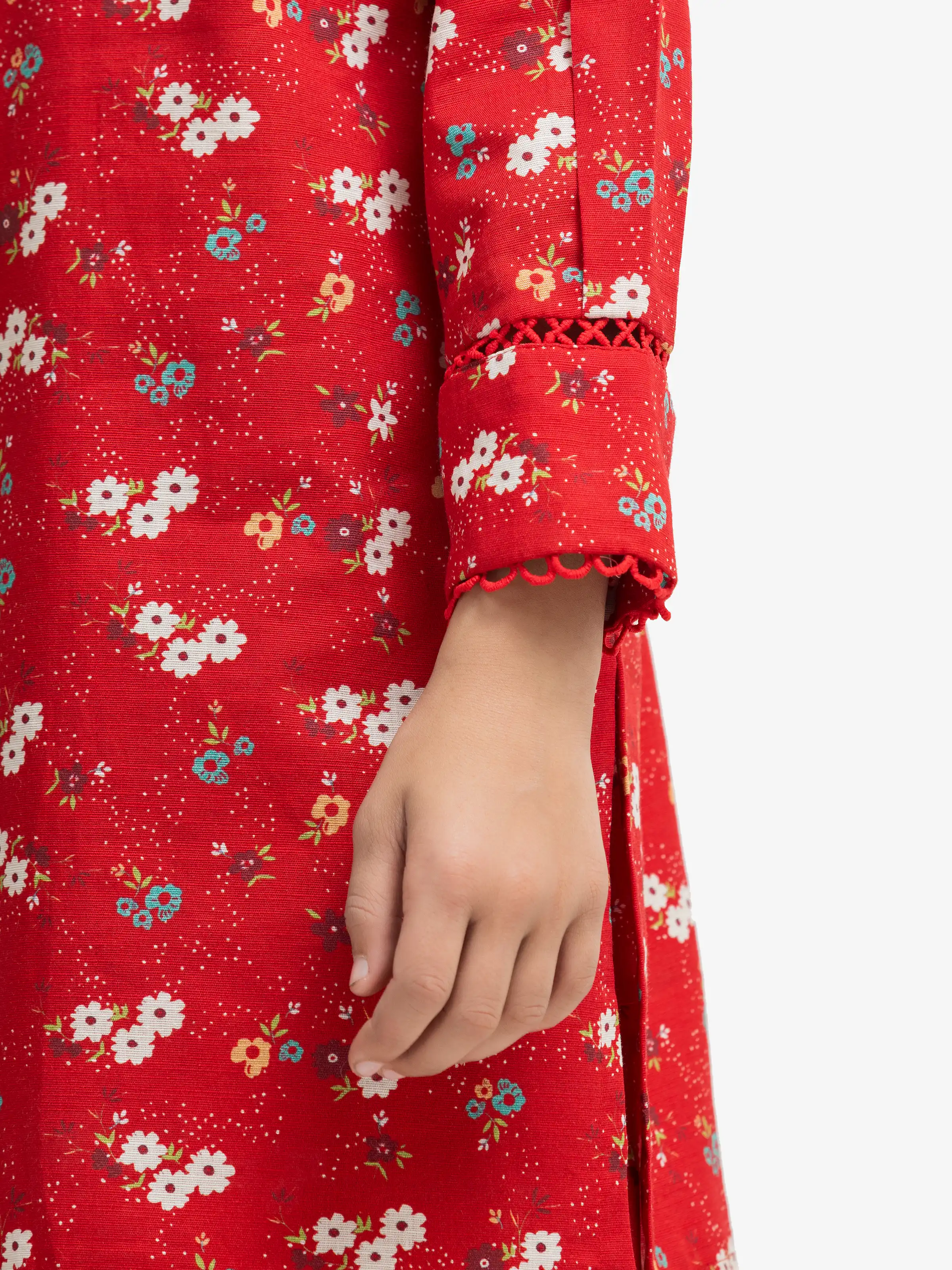 Girl's Khaddar Co-ord Set - EGTKP24-70903ST - Image 3
