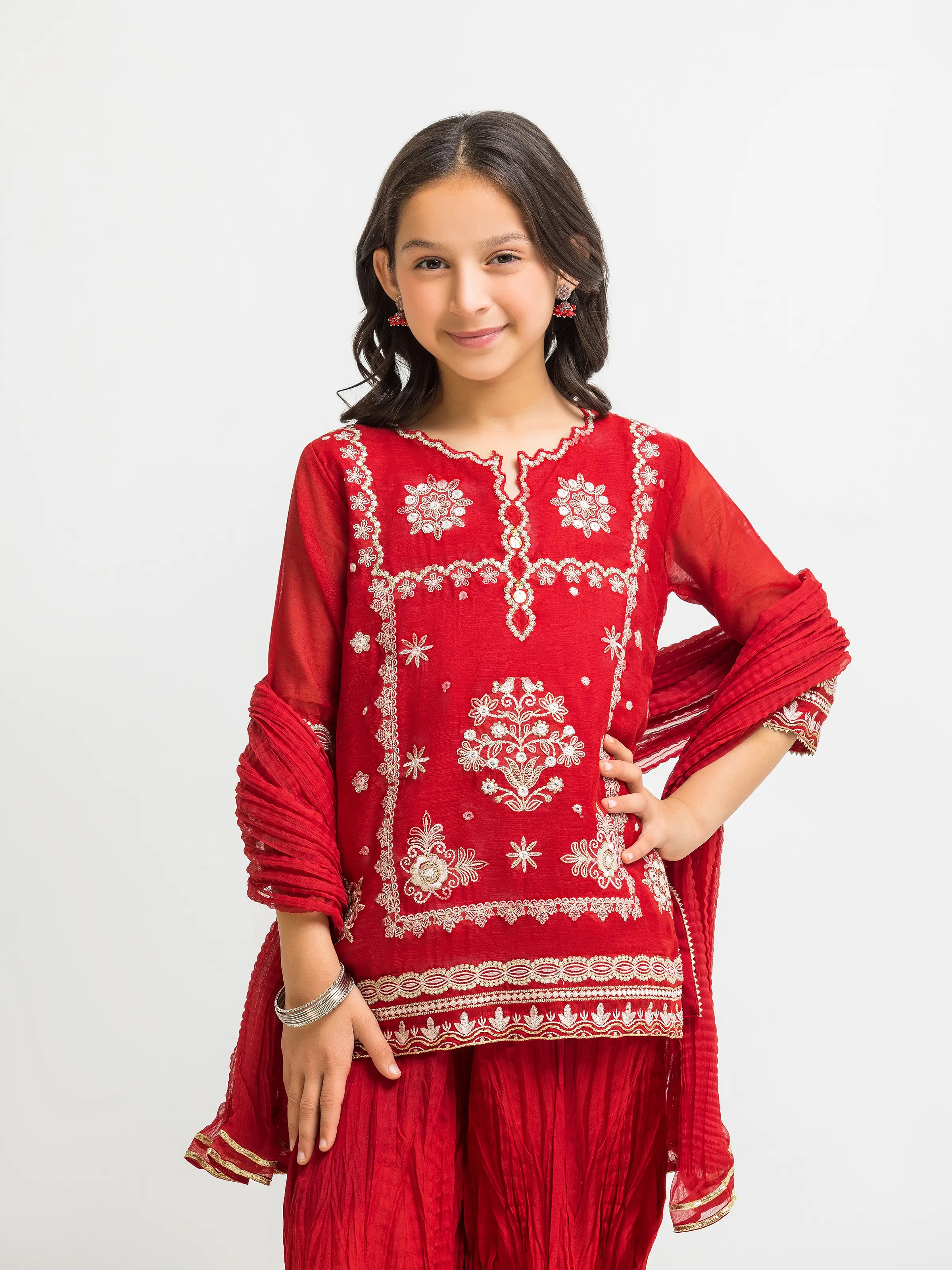 Girl's Red Pret - EGTPLED5-50090-3P - Image 2