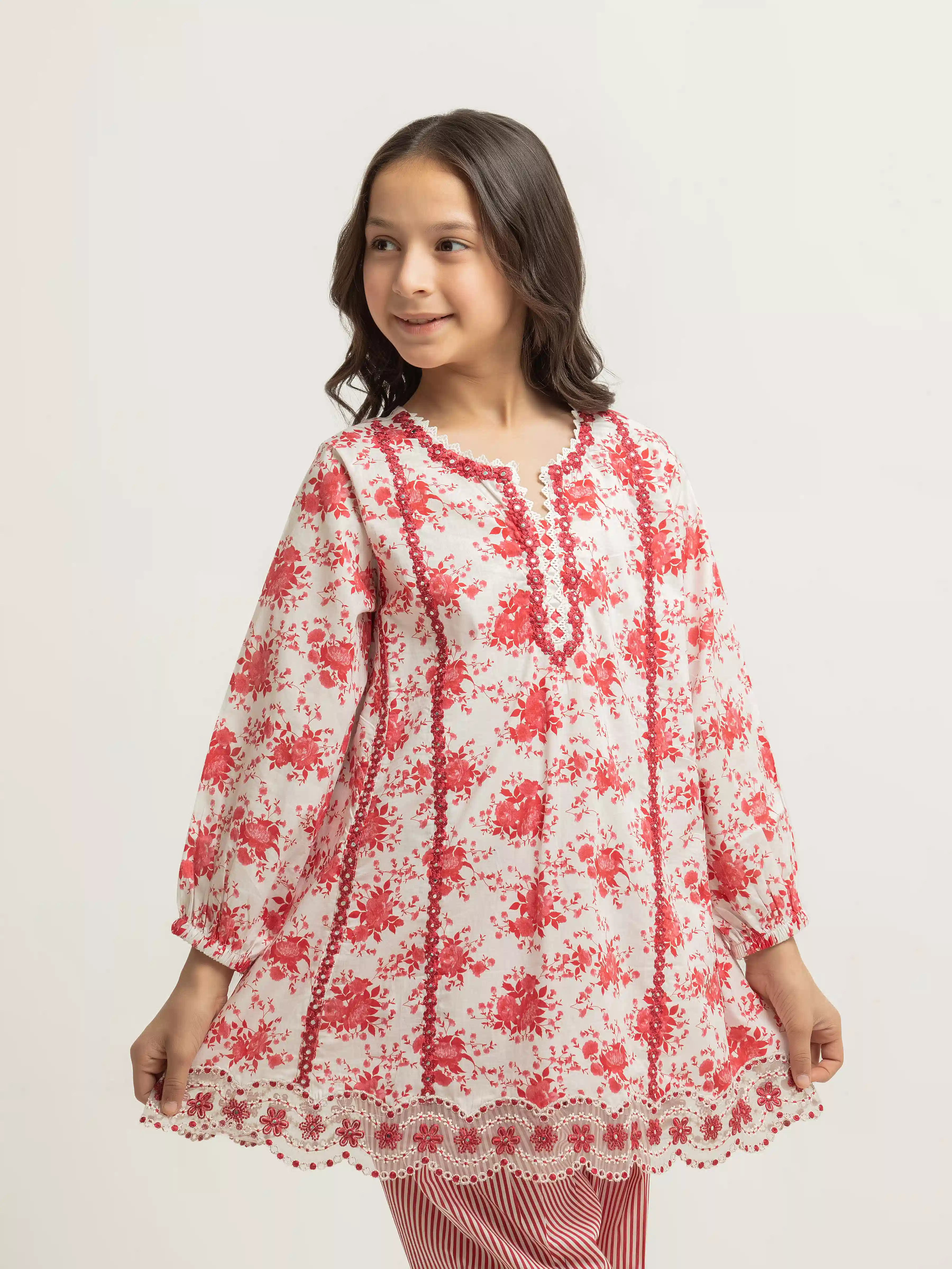 Girl's Red & White Pret - EGTKEP5-73023ST - Image 3