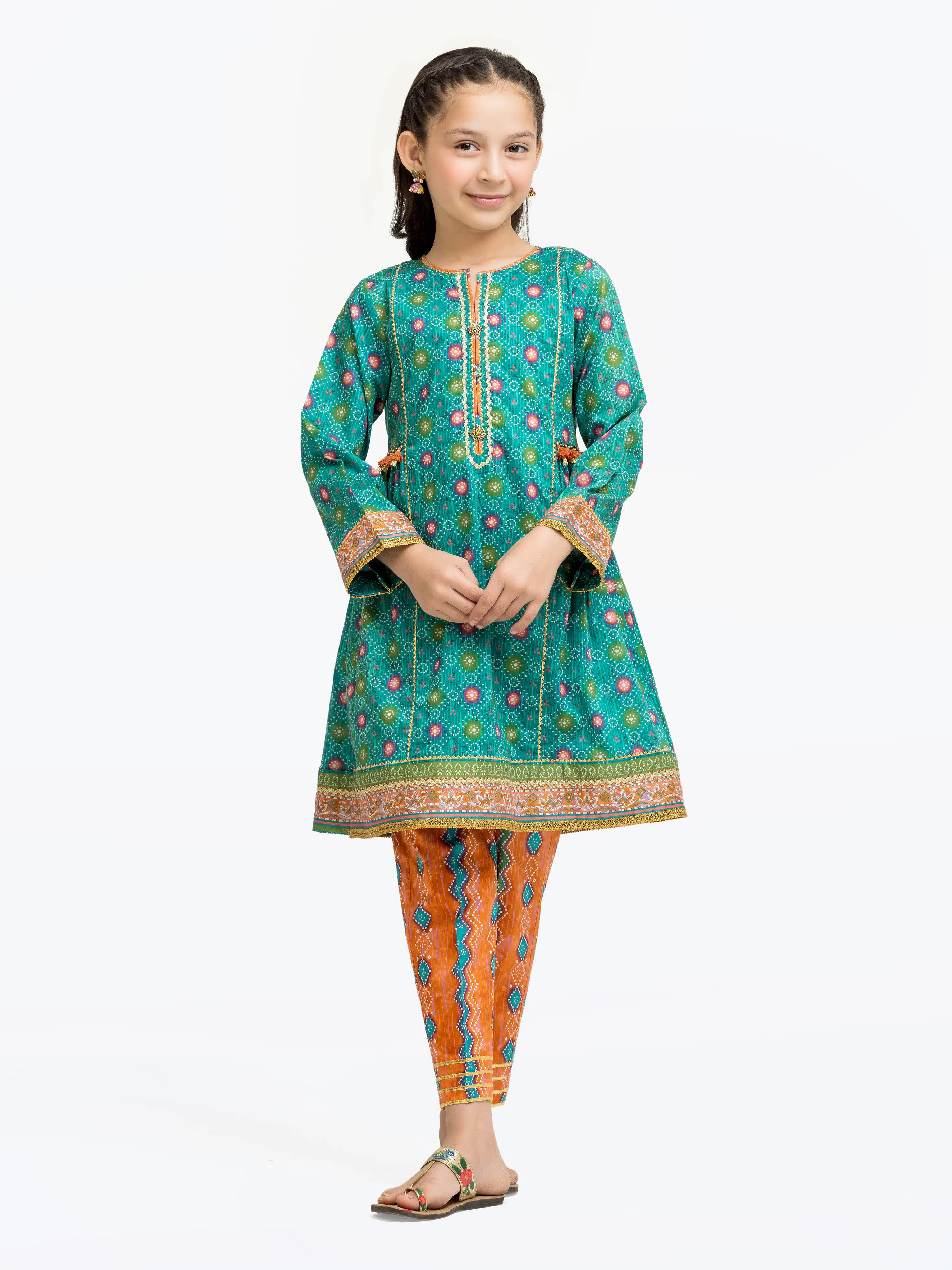 Girl's Sea Green Pret - EGTKP5-70976ST