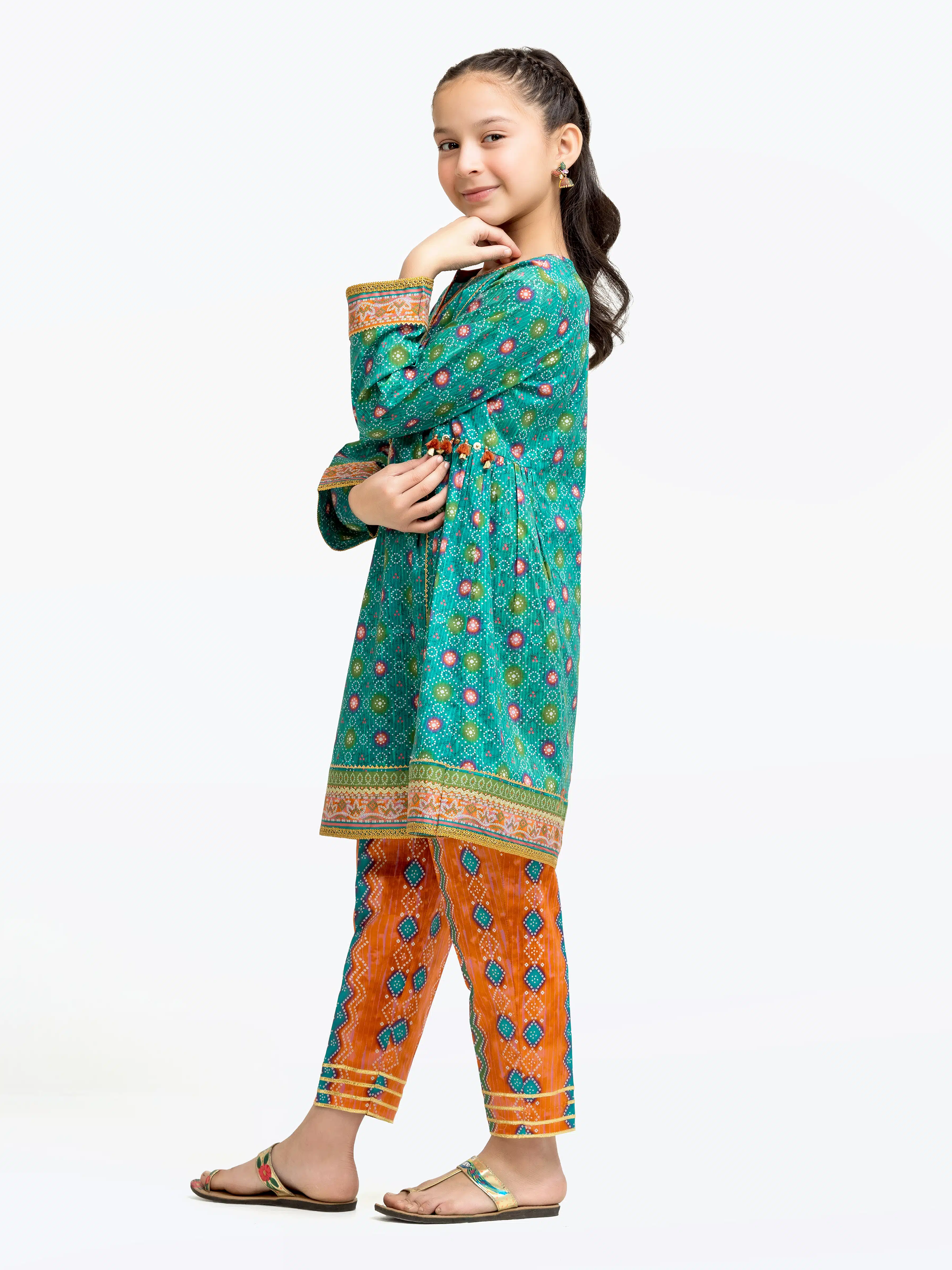 Girl's Sea Green Pret - EGTKP5-70976ST - Image 5