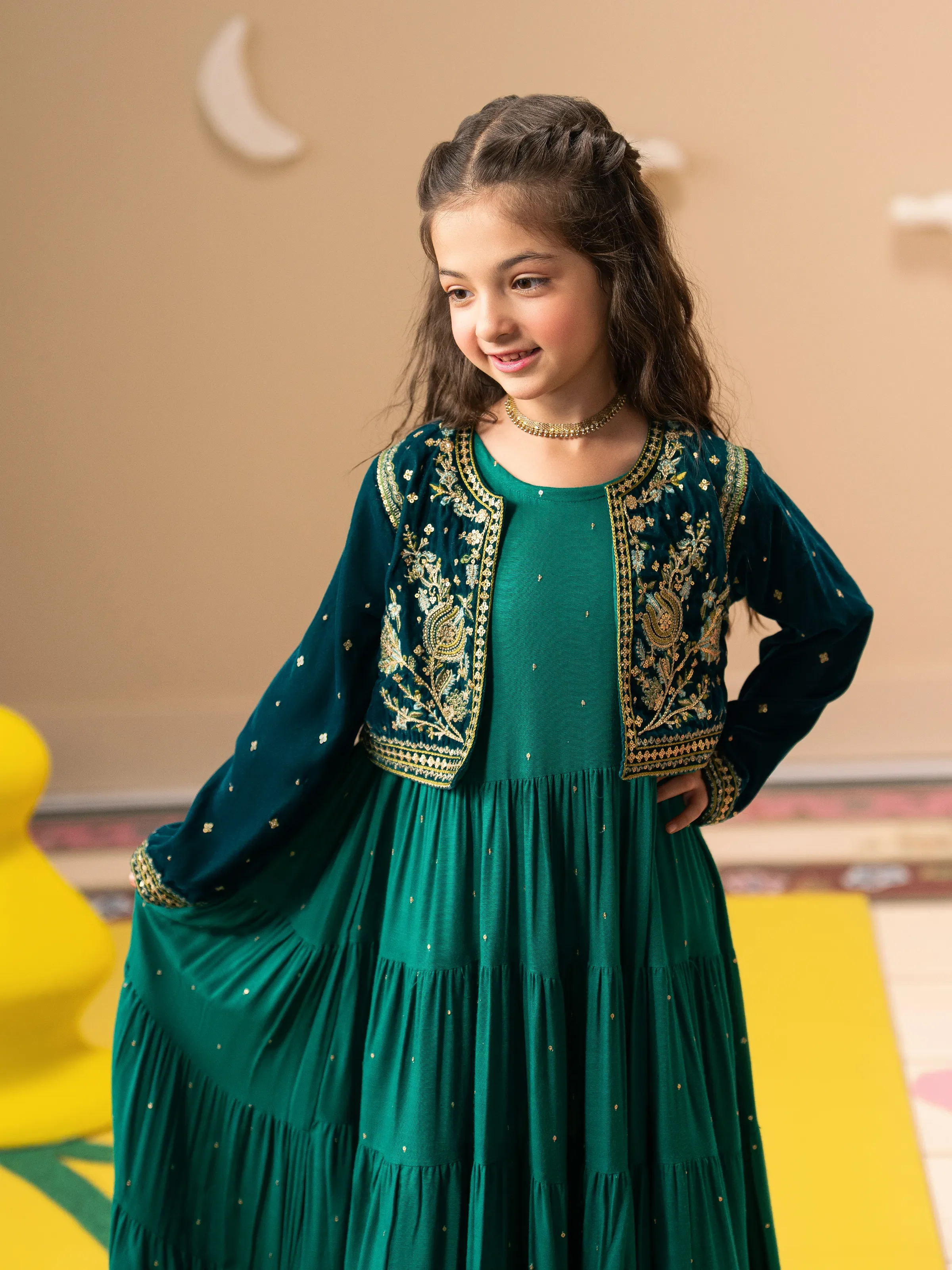 Girl's Sea Green Pret - EGTPLE5-50037S - Image 3
