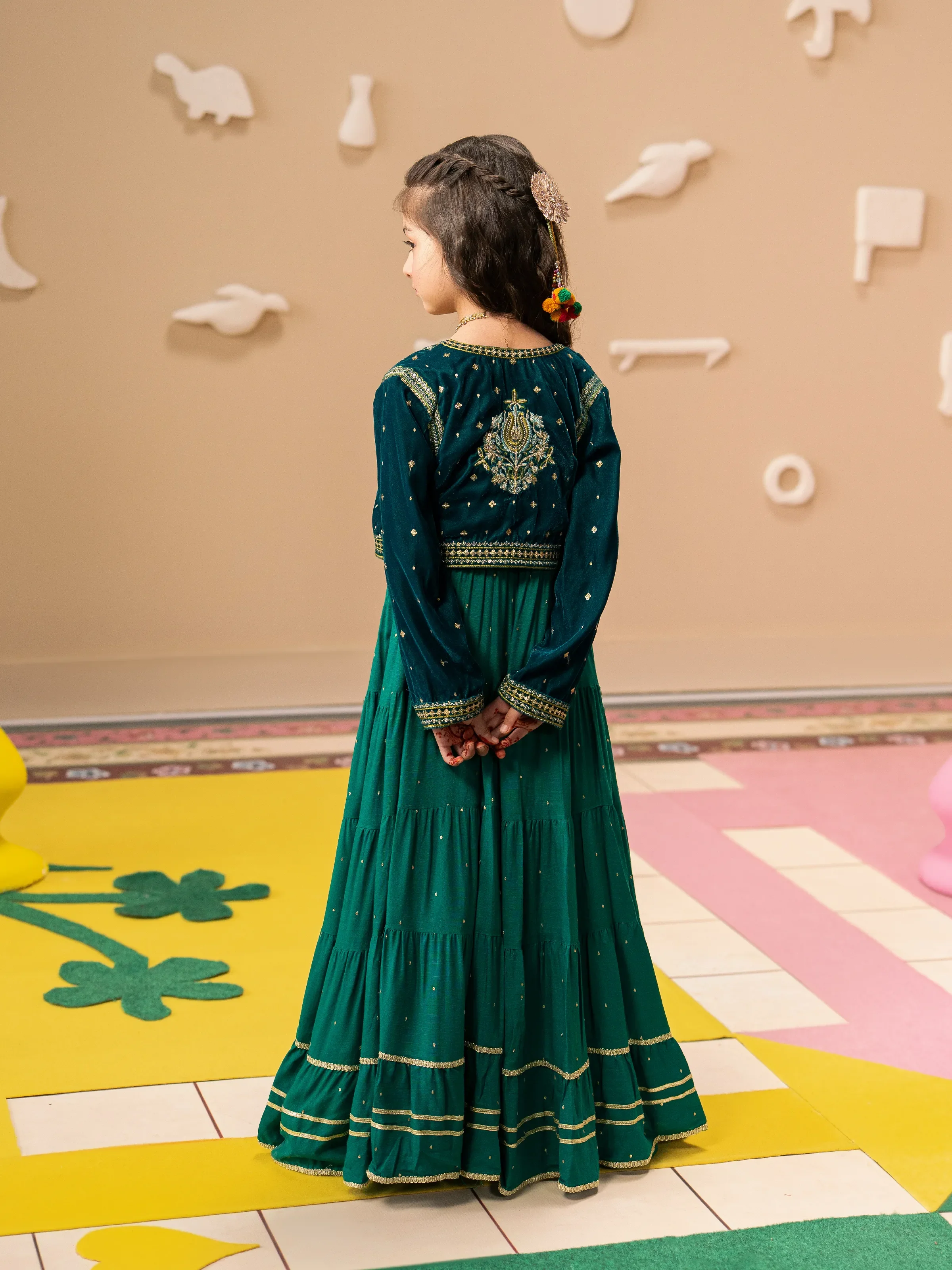 Girl's Sea Green Pret - EGTPLE5-50037S - Image 6