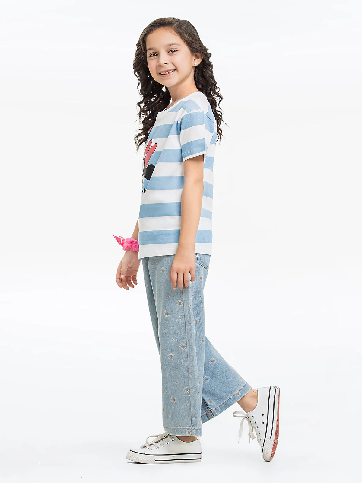 Girl's White & Blue Top - EGTK23-024 - Image 3