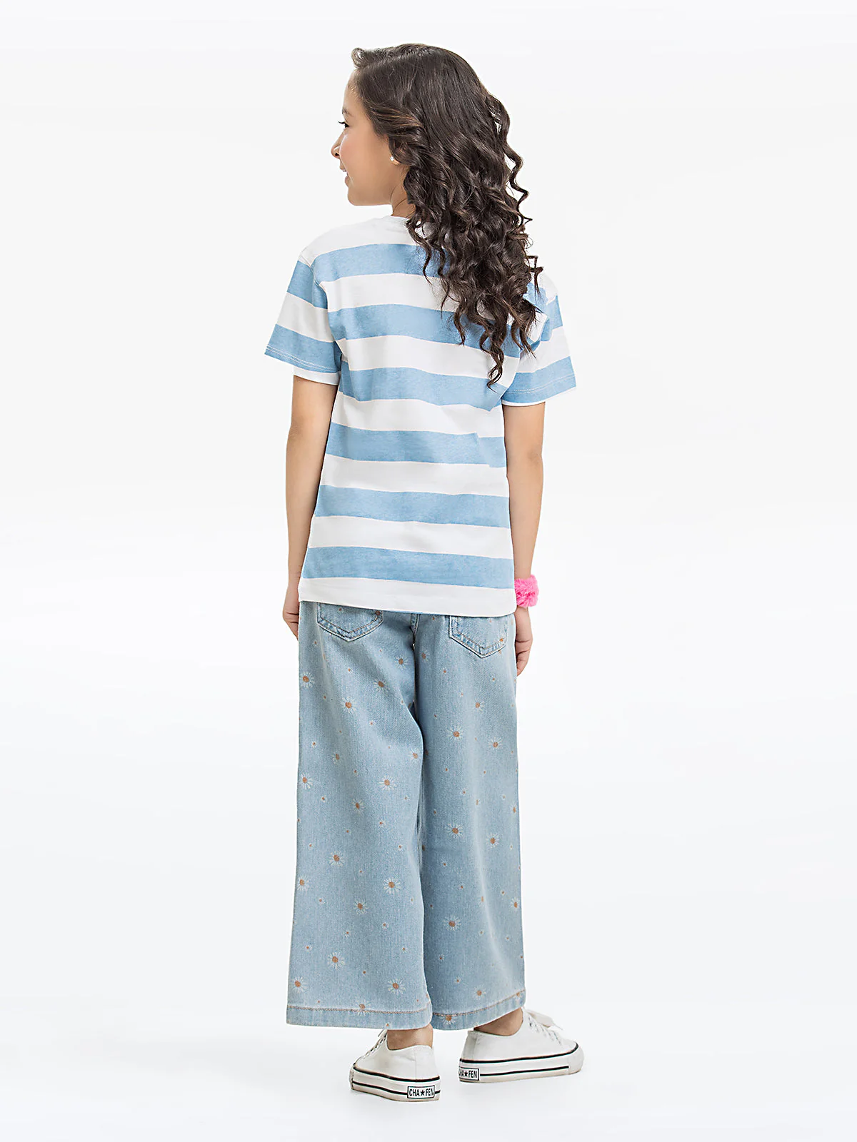 Girl's White & Blue Top - EGTK23-024 - Image 5