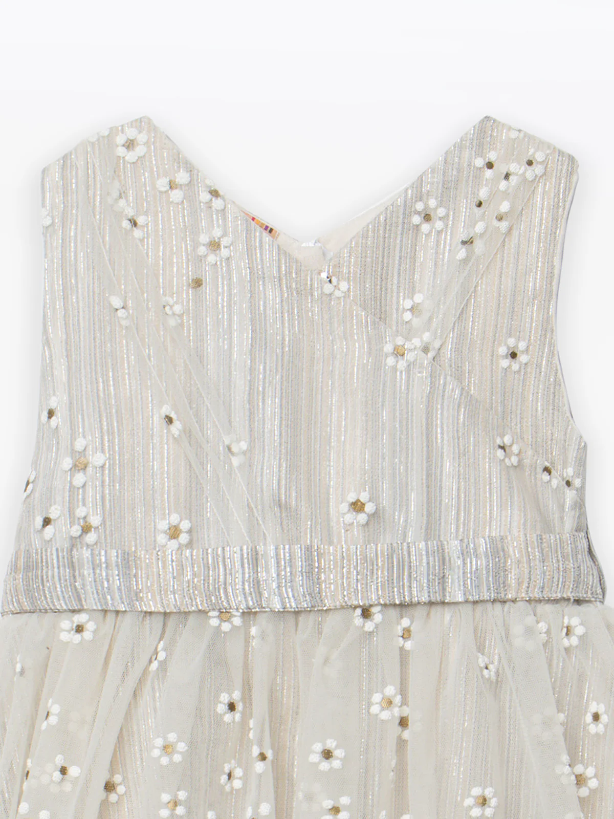 Girl's White Frock - EGTF24S-200078 - Image 2