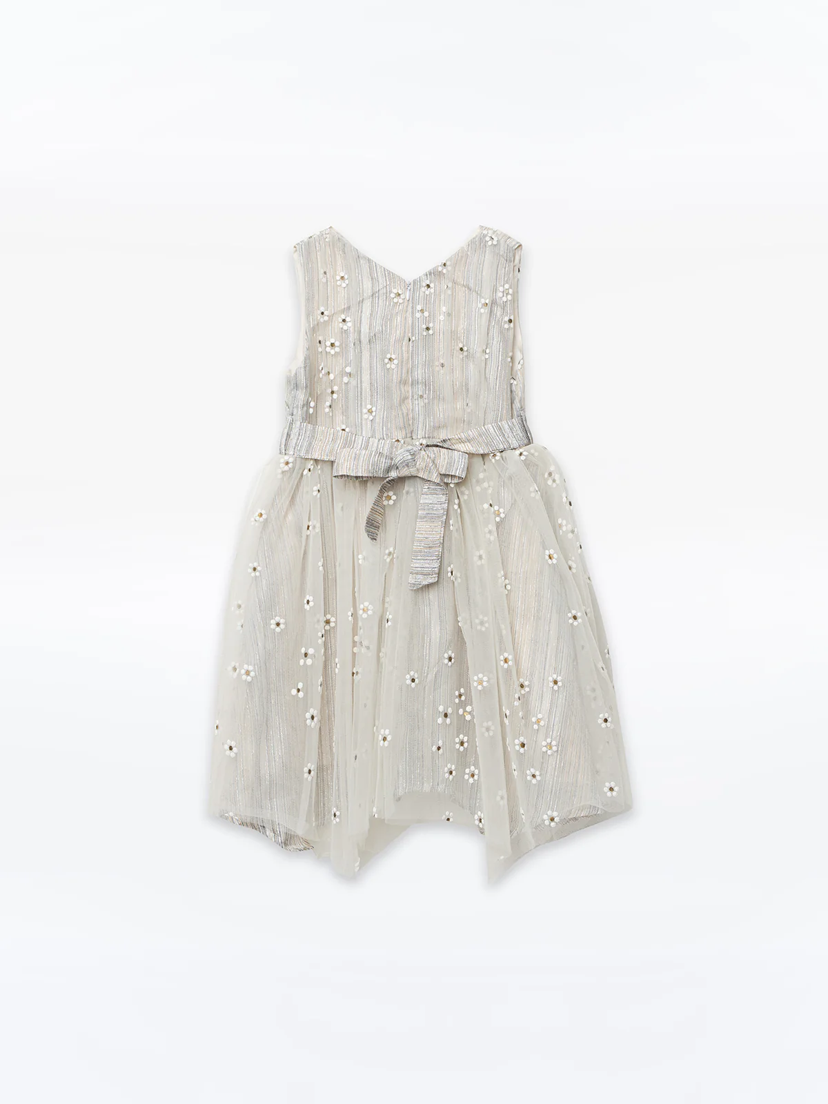Girl's White Frock - EGTF24S-200078 - Image 3