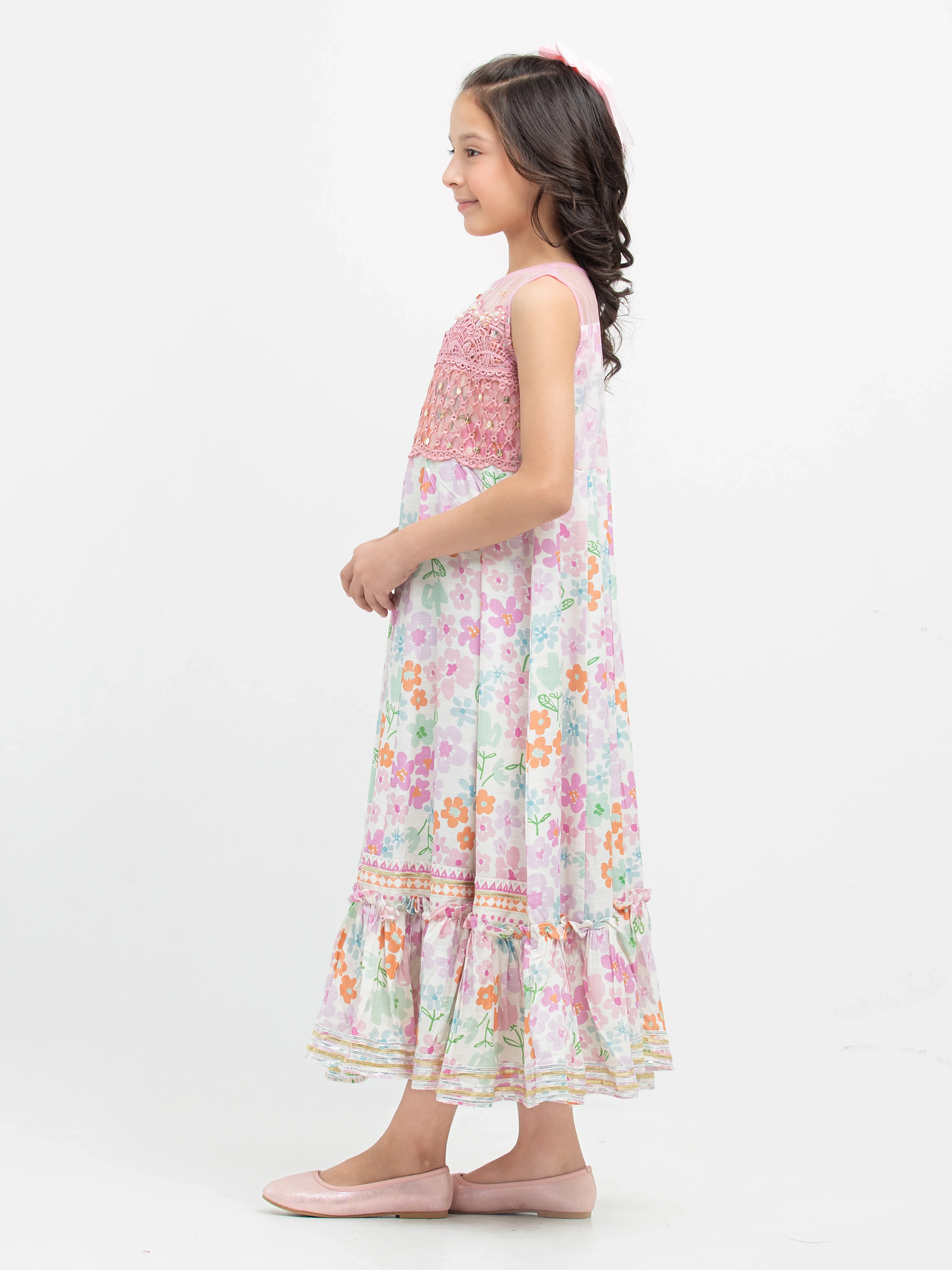 Girl's White Multi Pret - EGTPLE24-50025S - Image 4