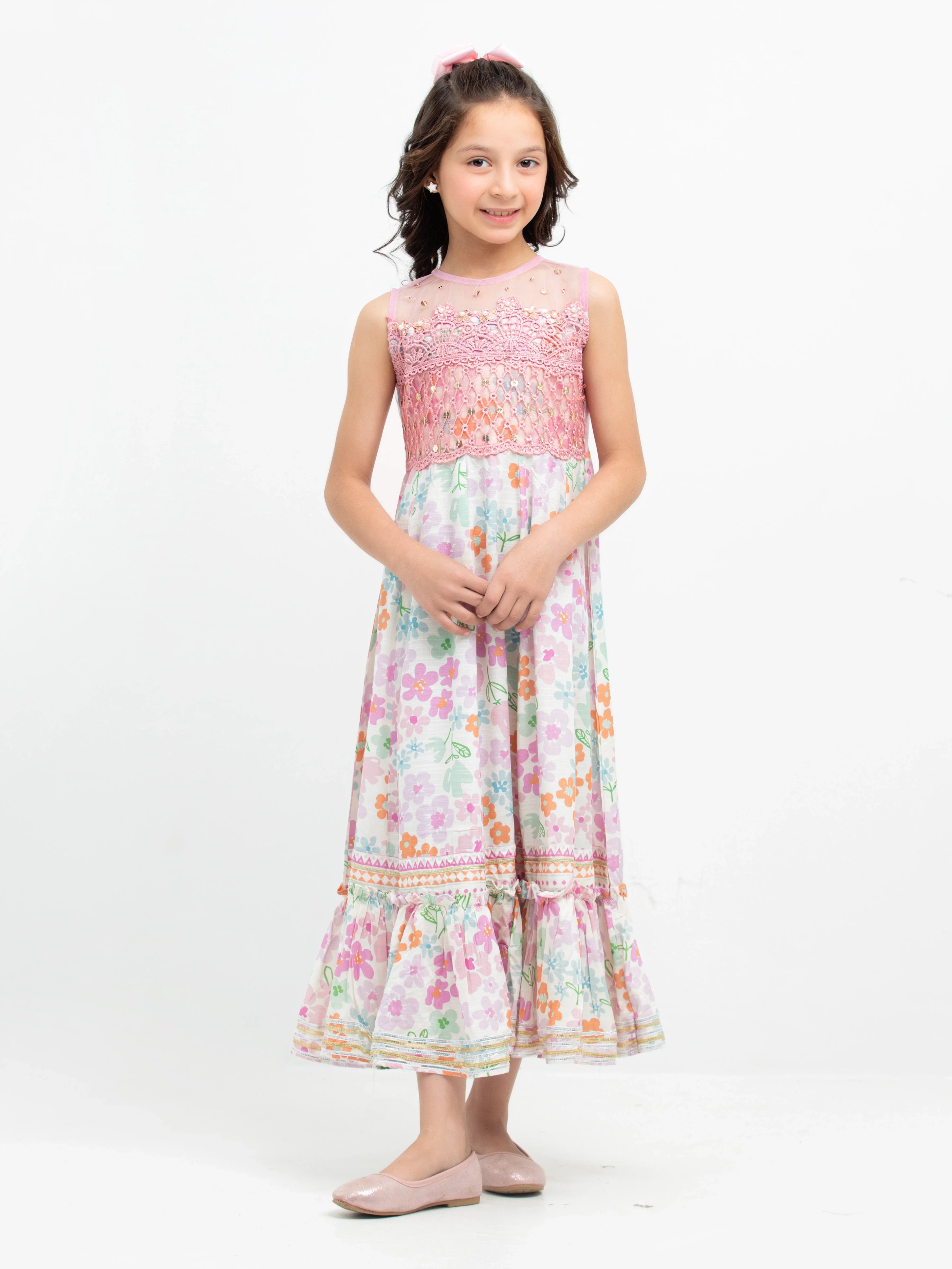 Girl's White Multi Pret - EGTPLE24-50025S - Image 5