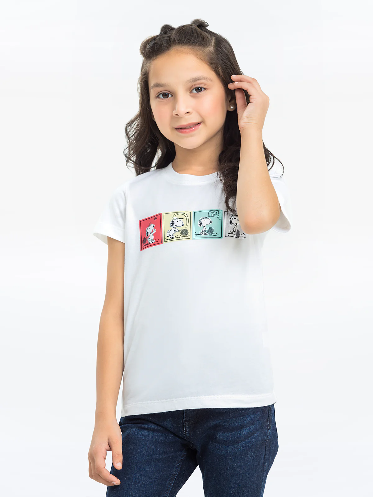 Girl's White Top - EGTK24-011 - Image 2