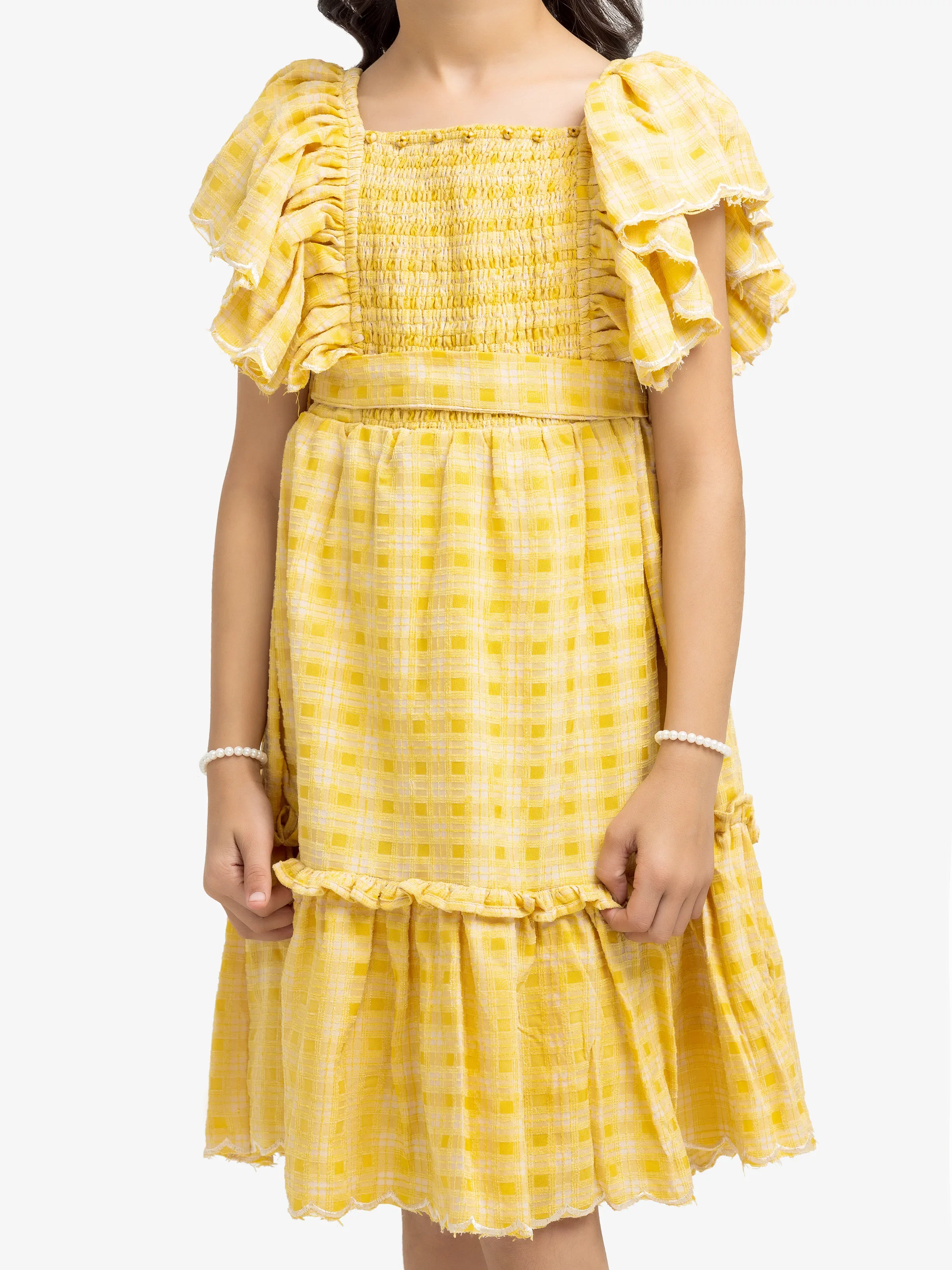 Girl's Yellow Frock - EGTF24S-200093 - Image 3