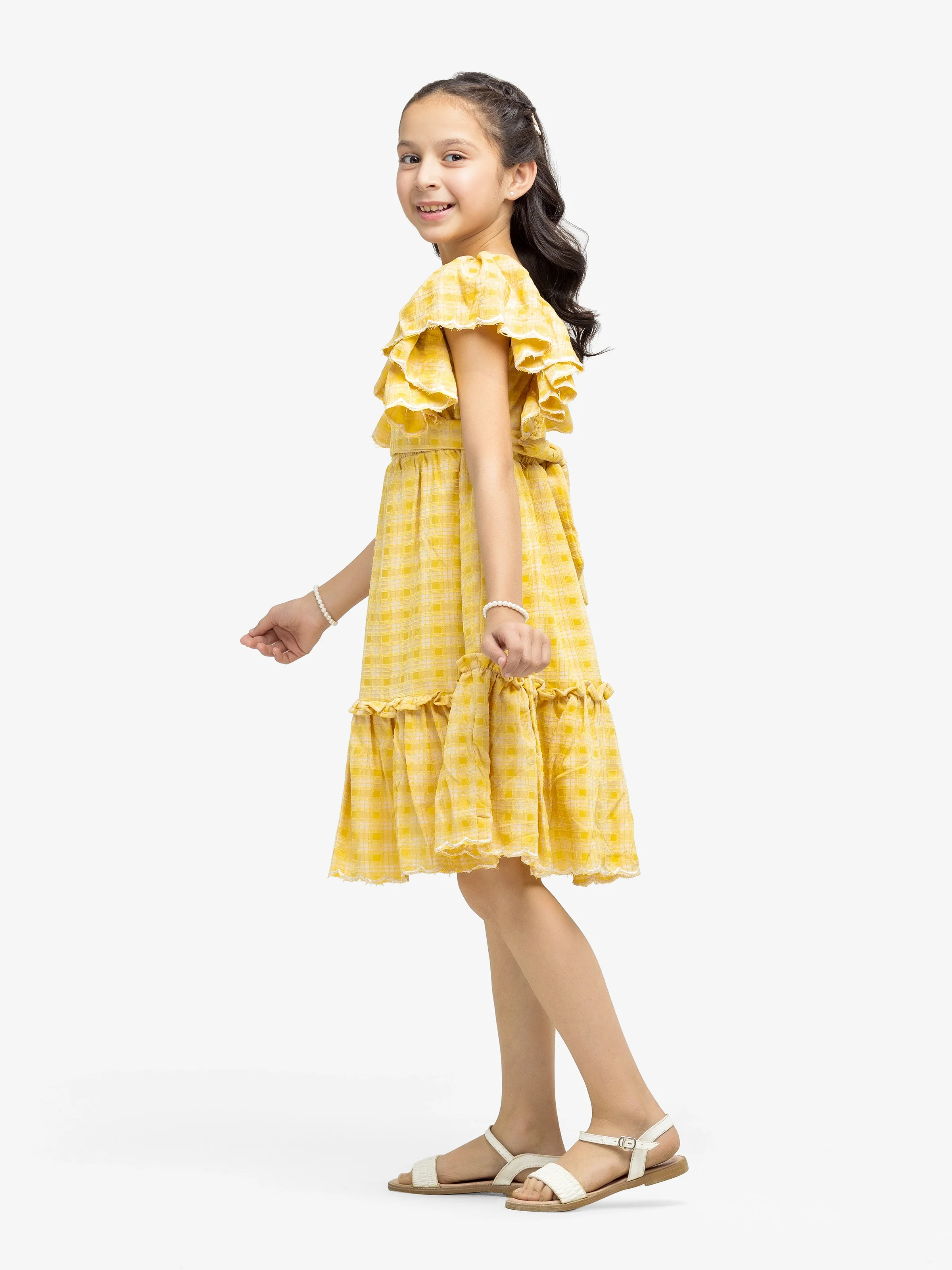 Girl's Yellow Frock - EGTF24S-200093 - Image 4