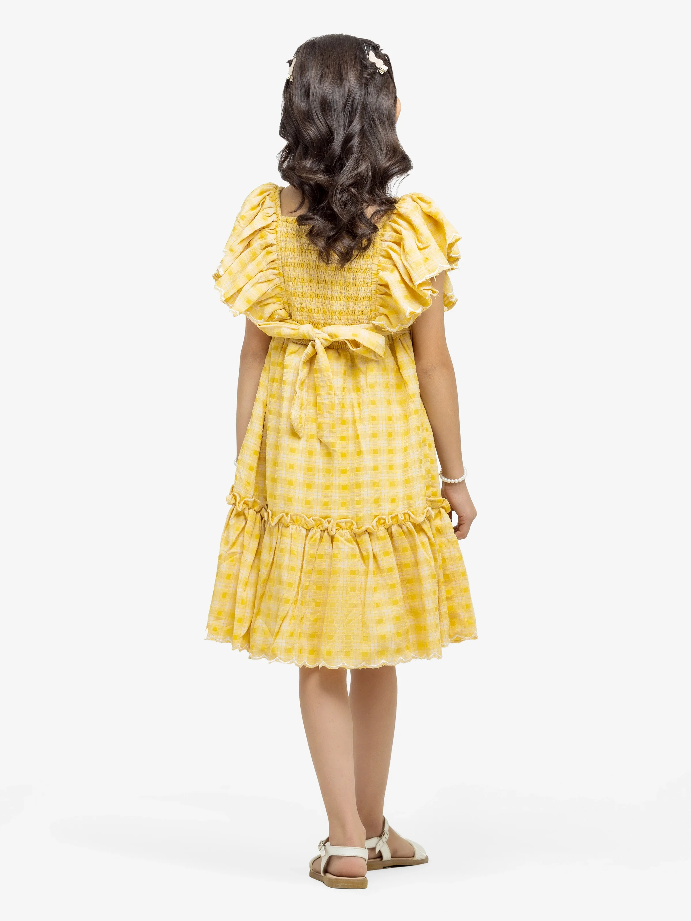 Girl's Yellow Frock - EGTF24S-200093 - Image 5