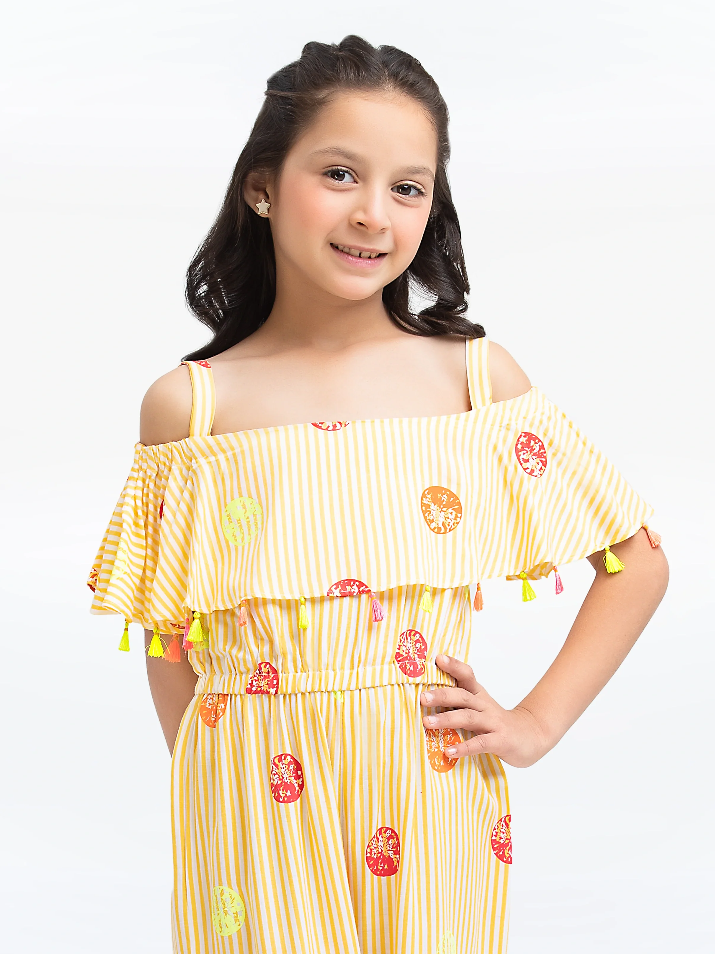 Girl's Yellow Jumpsuit - EGTJSW24-002 - Image 2