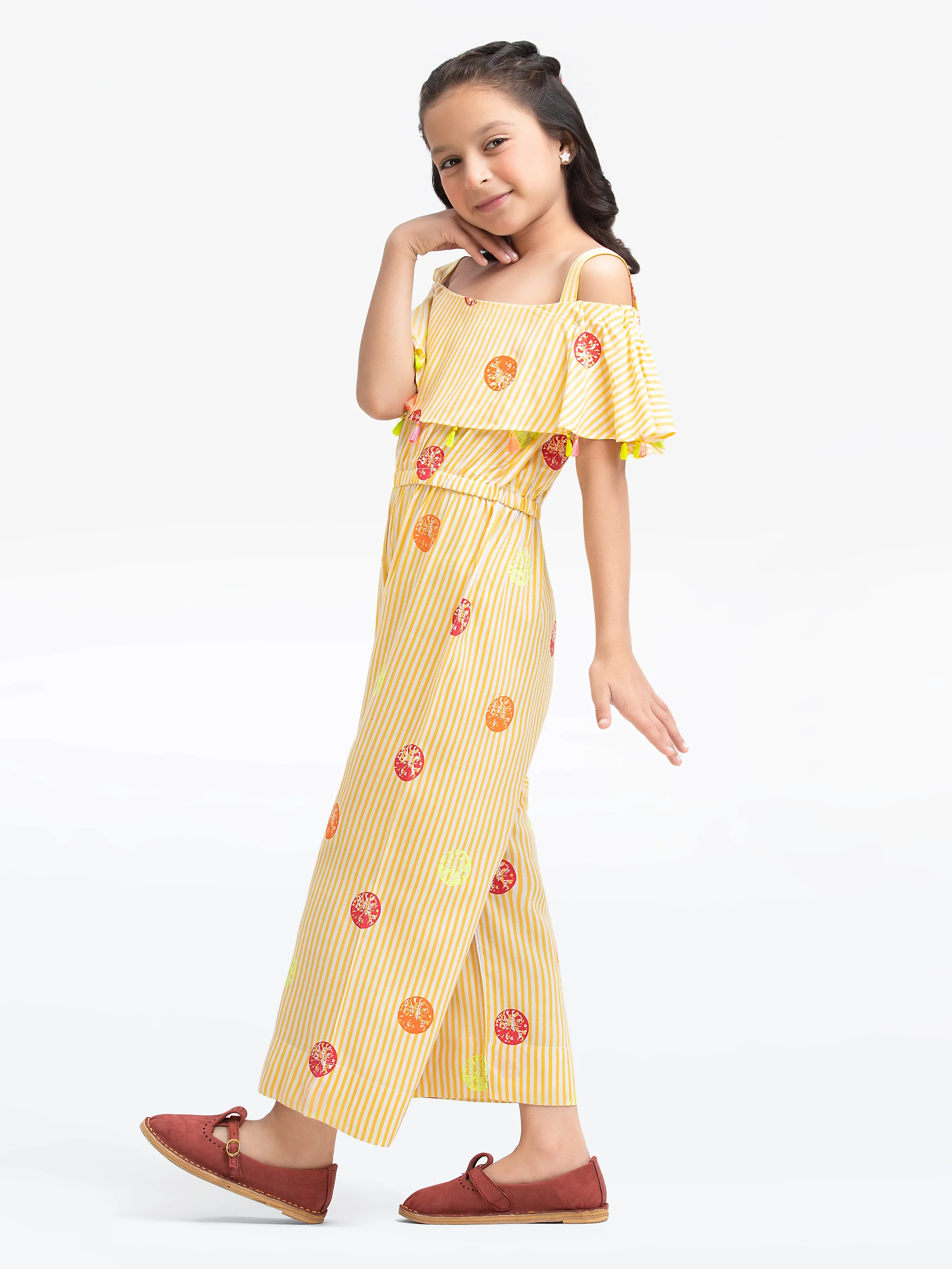 Girl's Yellow Jumpsuit - EGTJSW24-002 - Image 3