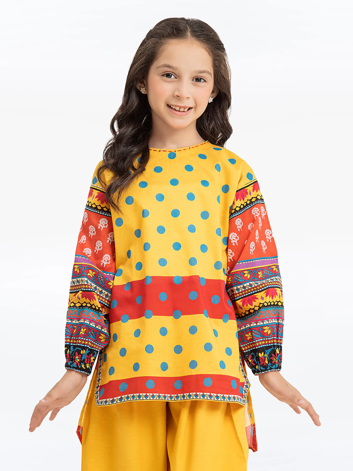 Girl's Yellow Multi Pret - EGTKP24-70360ST - Image 2