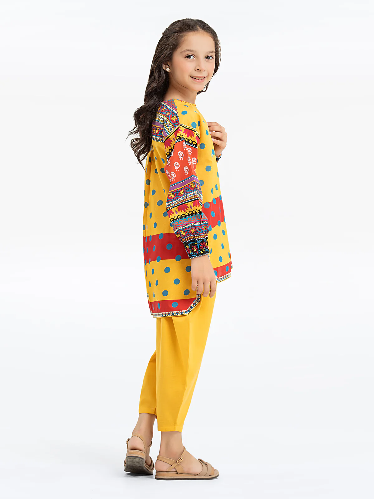 Girl's Yellow Multi Pret - EGTKP24-70360ST - Image 5