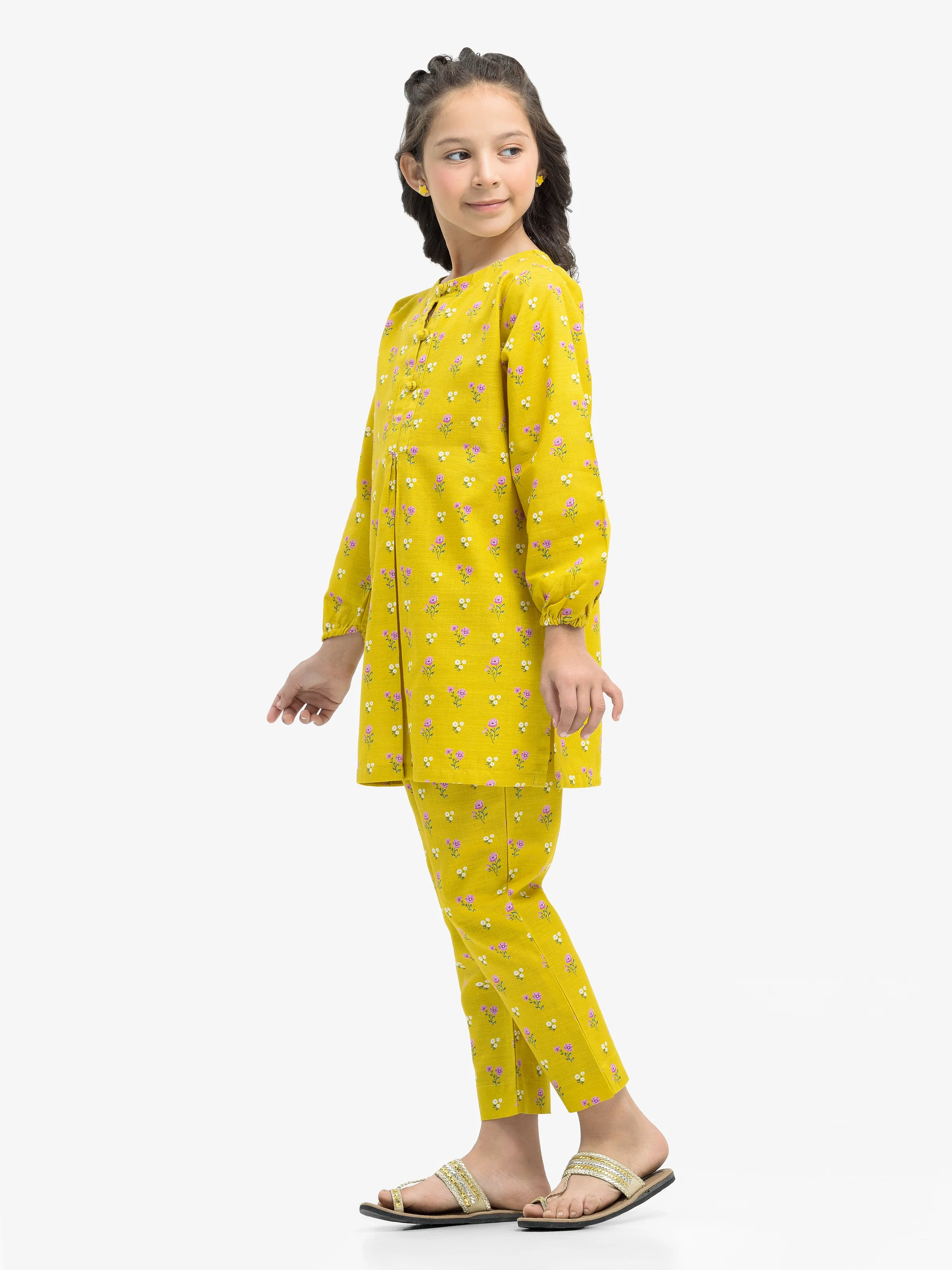 Girl's Khaddar Co-ord Set - EGTKP24-70907ST - Image 5
