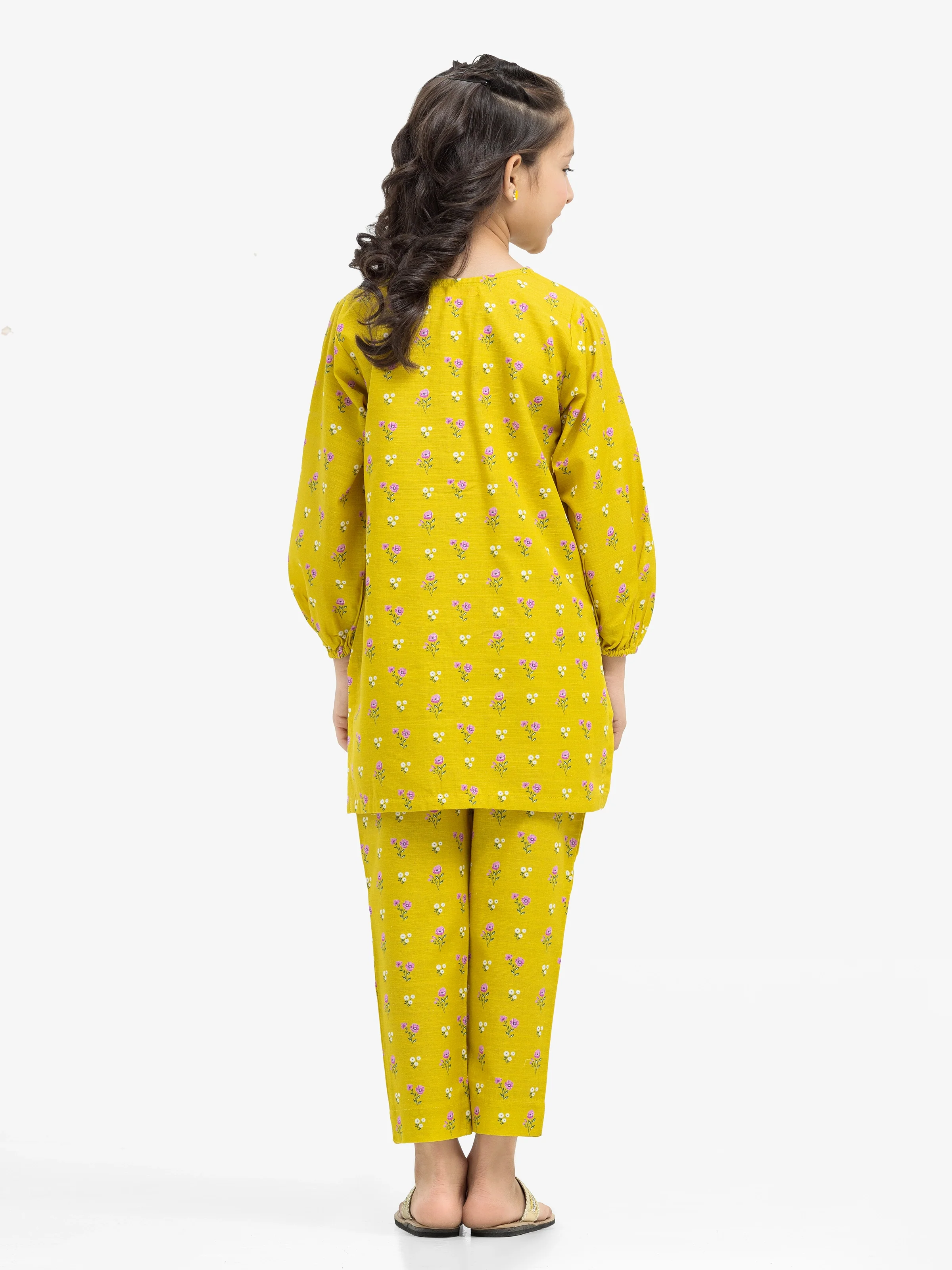Girl's Khaddar Co-ord Set - EGTKP24-70907ST - Image 6