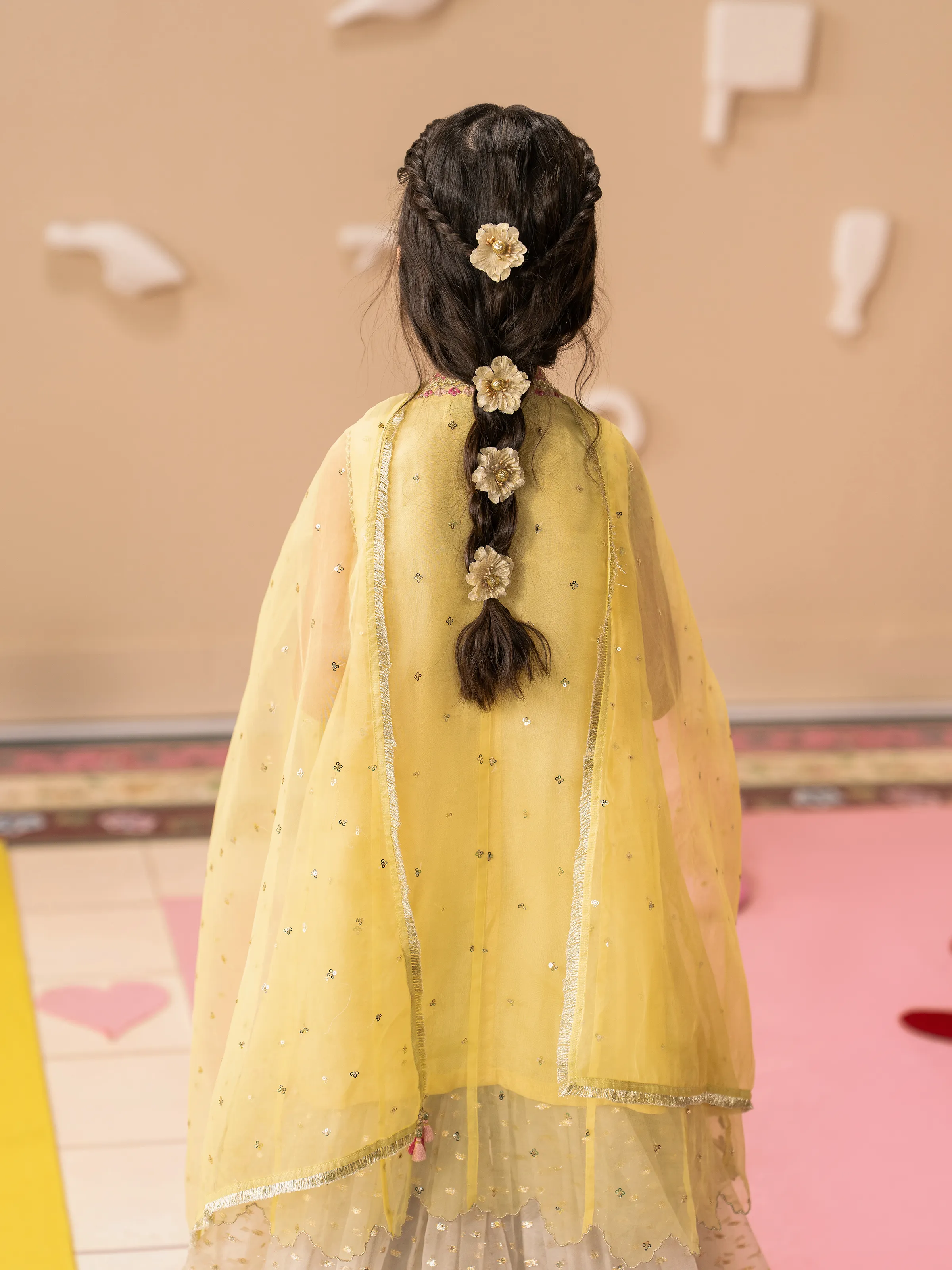 Girl's Yellow Pret - EGTPLED5-50058-3P - Image 6