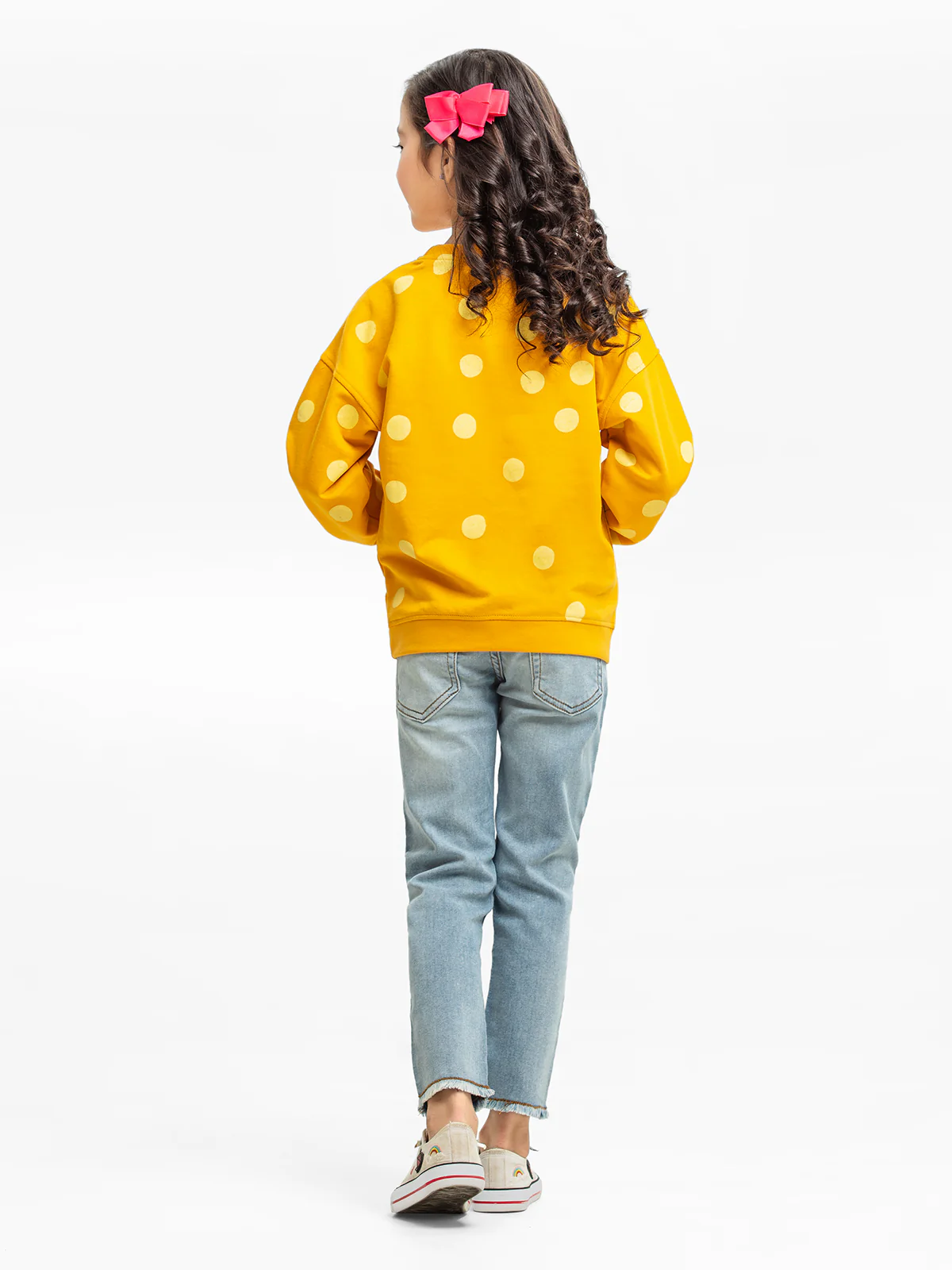 Girl's Yellow Sweatshirt - EGTSS23-002 - Image 5