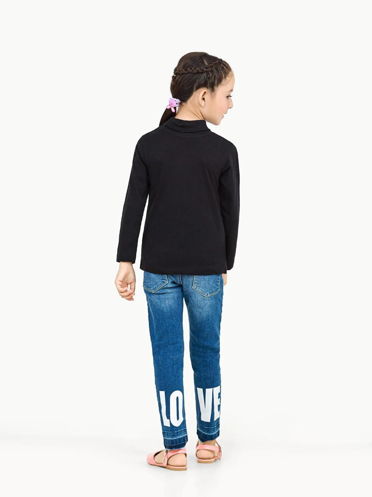 Kids' Black High Neck Tee - EKTBF22-002 - Image 6