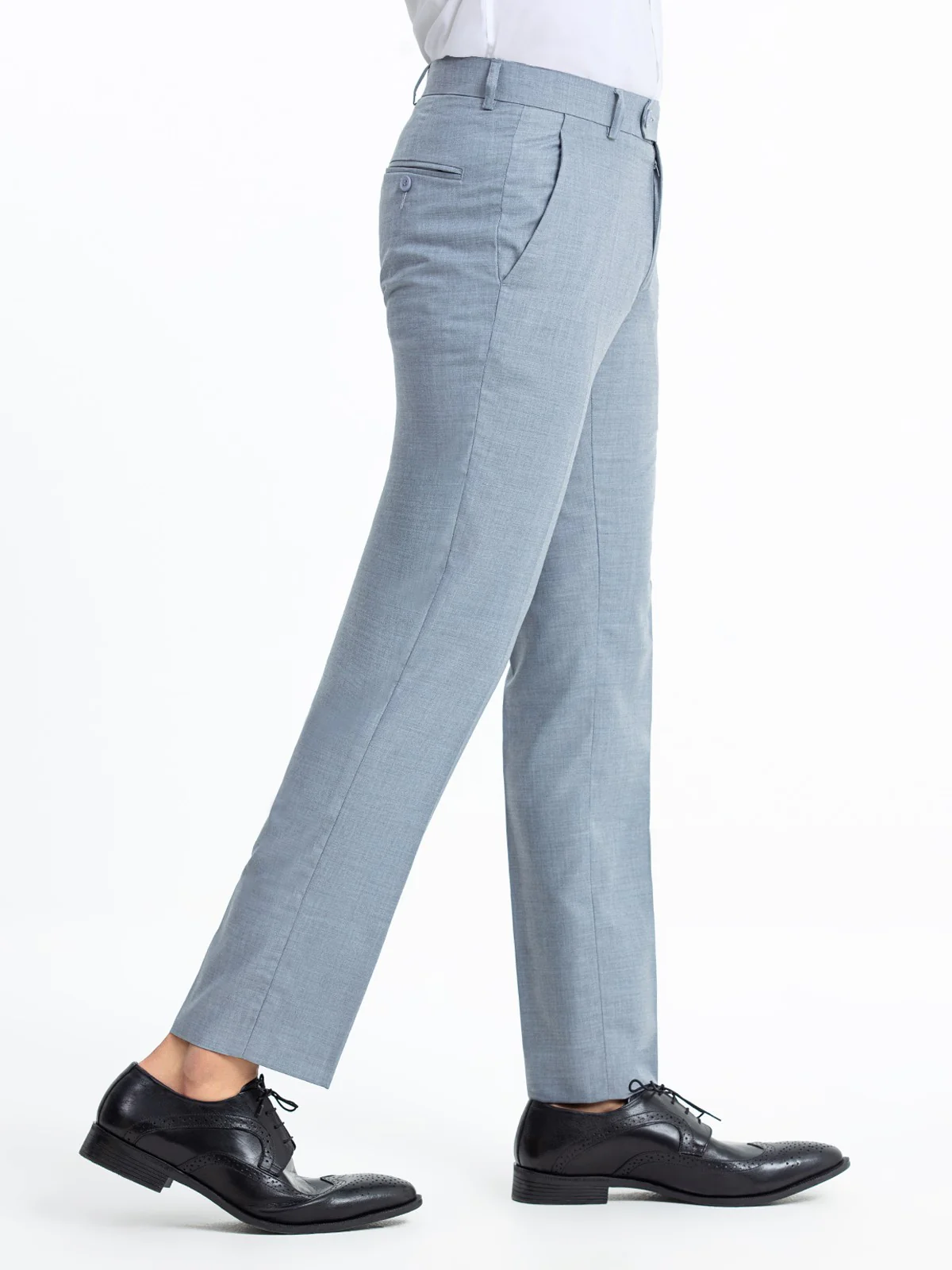 Men's Ash Grey Pant - EMBPF23-15249 - Image 3